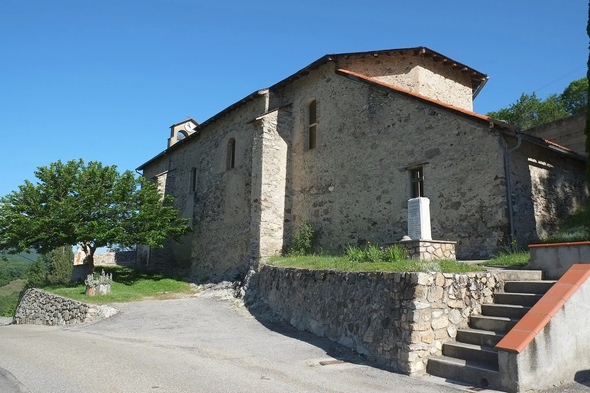 Photo showing: Kirche in Cazenave-Serres-et-Allens im Département Ariège der Region Midi-Pyrénées (Frankreich)