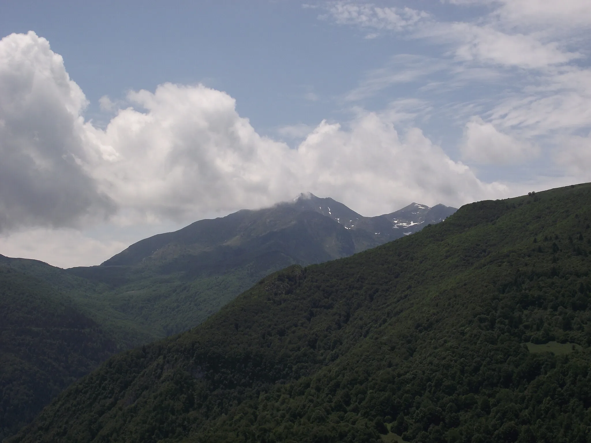 Photo showing: Pic de Saint-Barthélemy depuis le pòg de Montségur.