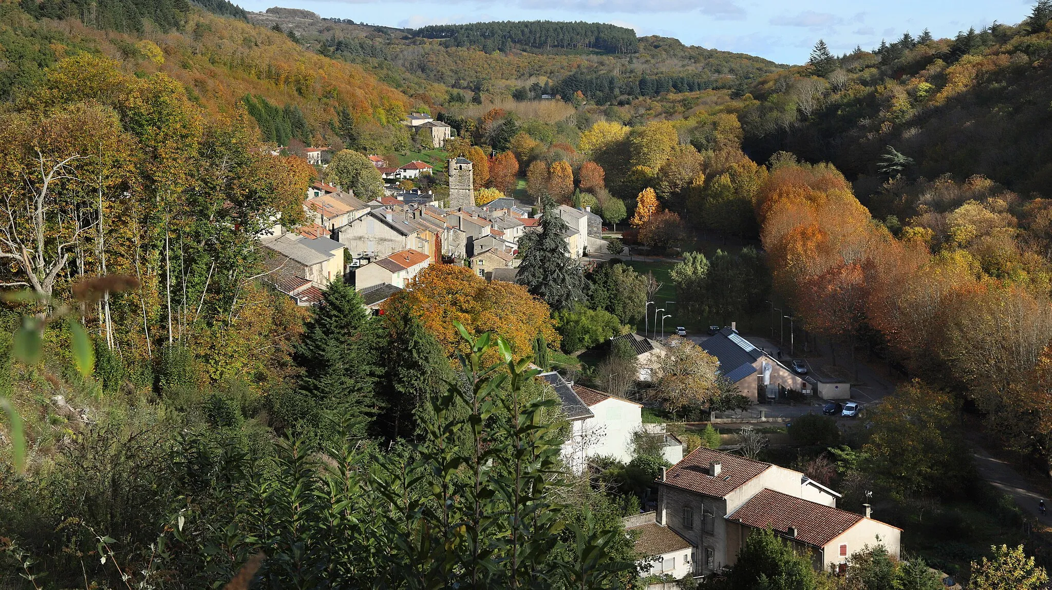 Photo showing: Cuxac vu du Cammazou