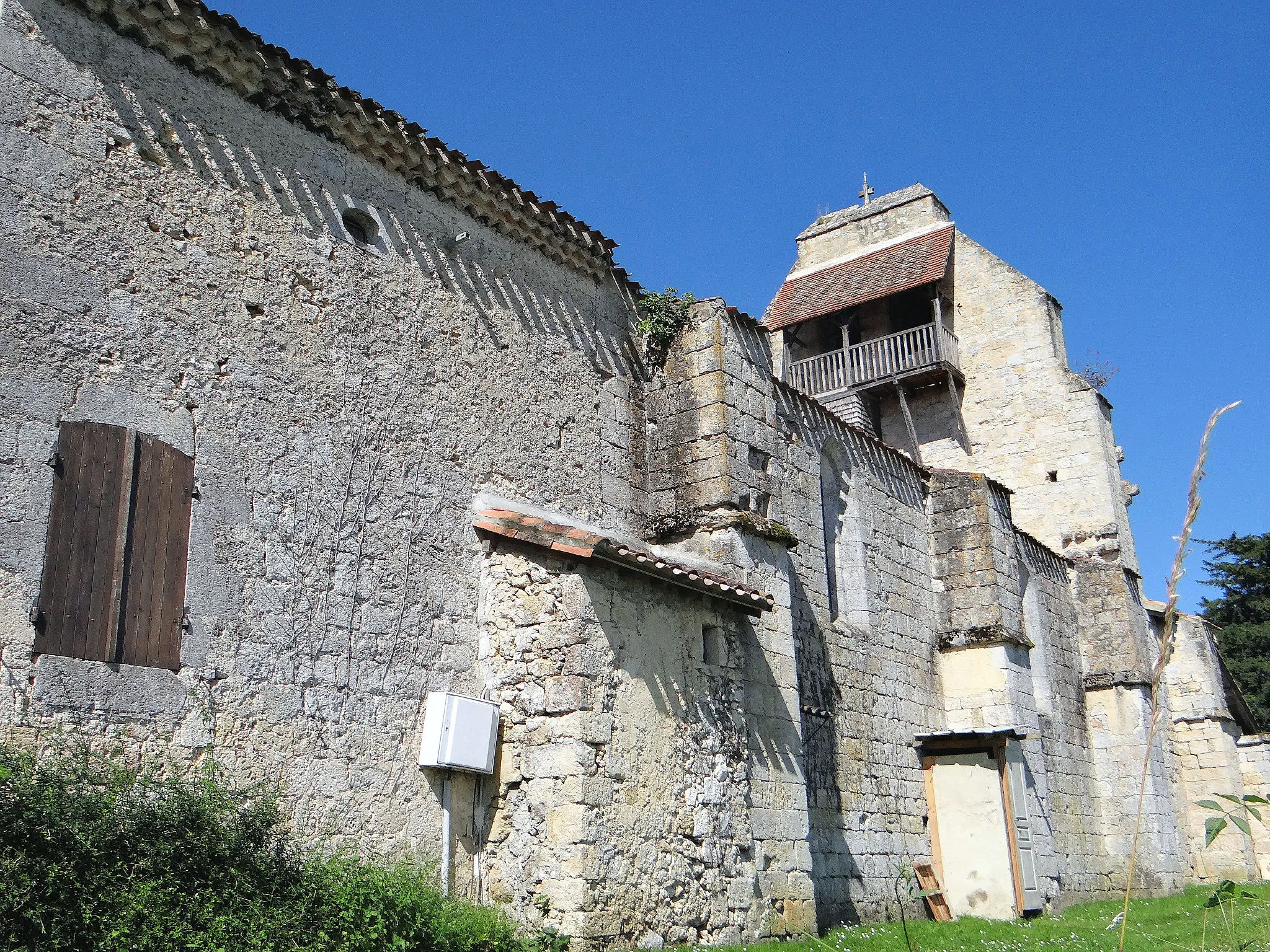 Photo showing: Larroque-sur-l'Osse - Église Saint-Martin d'Heux