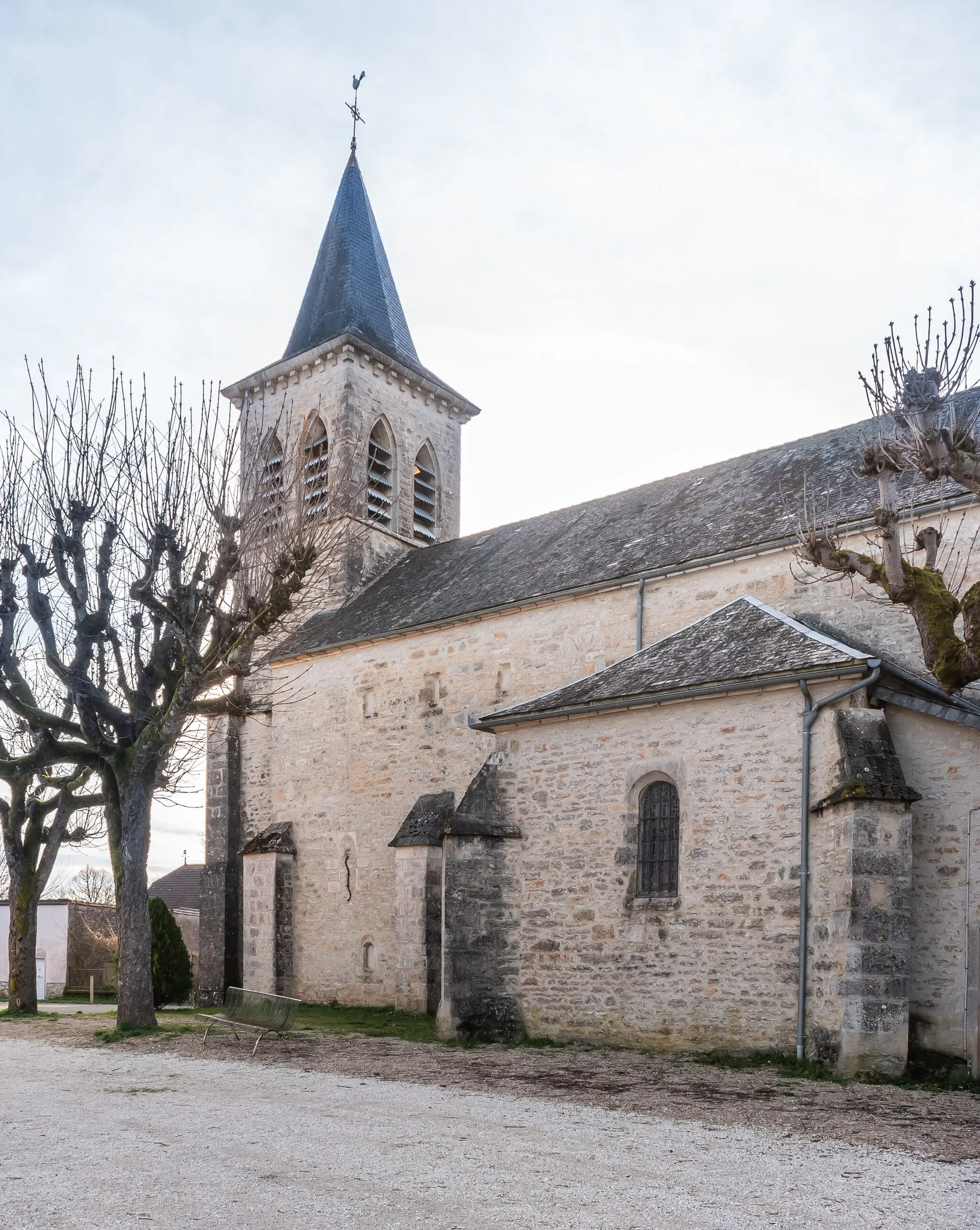 Photo showing: Saints Peter and Paul church in Promilhanes, Lot, France