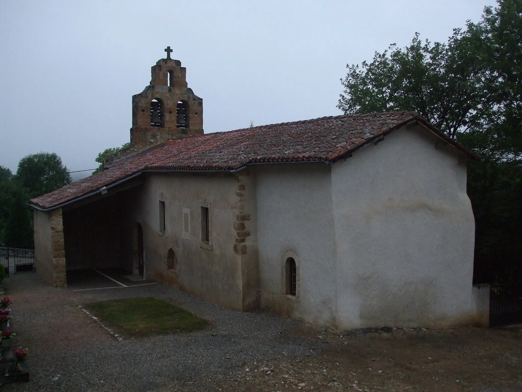 Photo showing: Church of Baulou, in the Ariège department, France.
