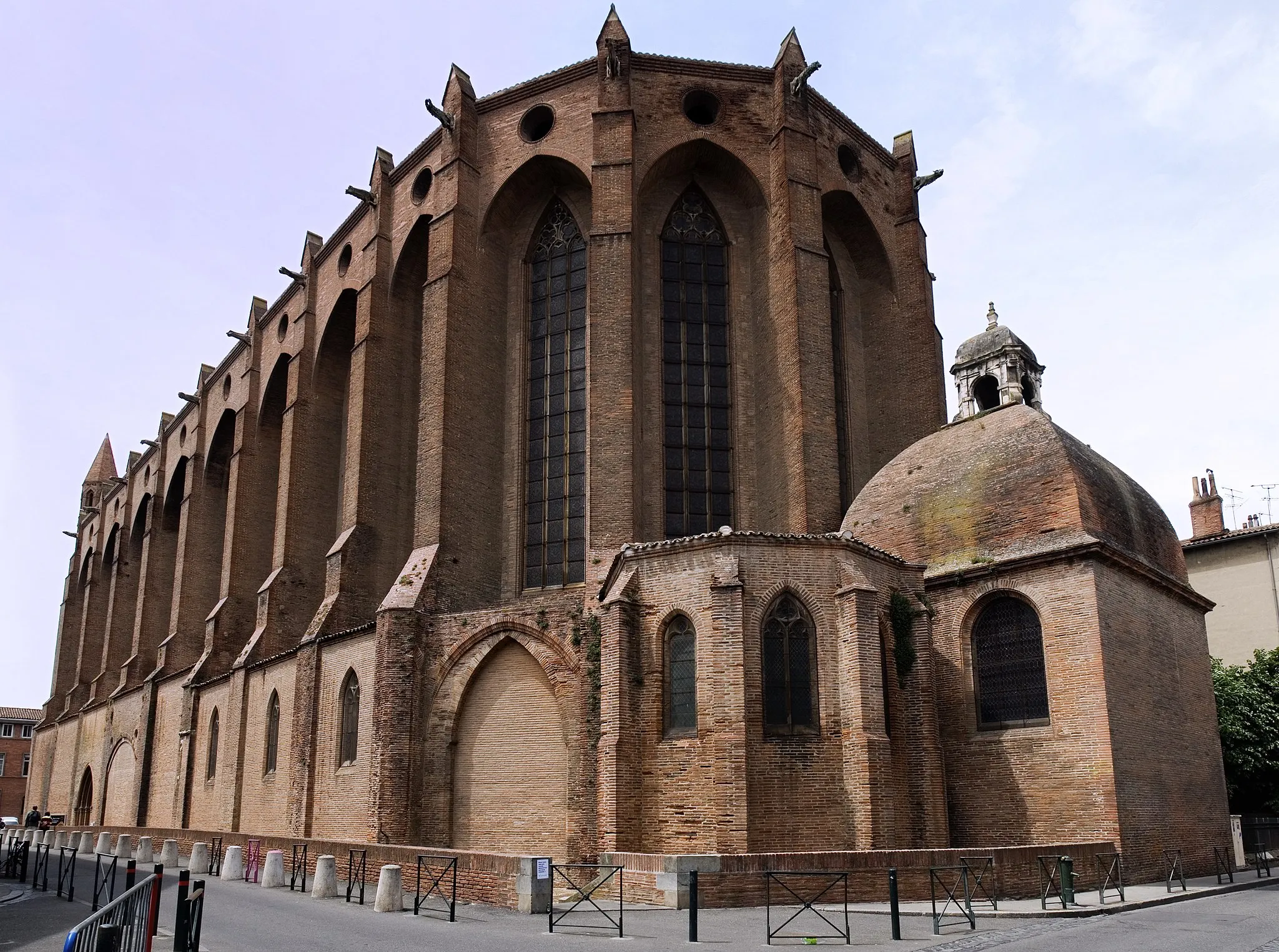 Photo showing: Jacobins convent from street Joseph Lakanal (Toulouse, France)