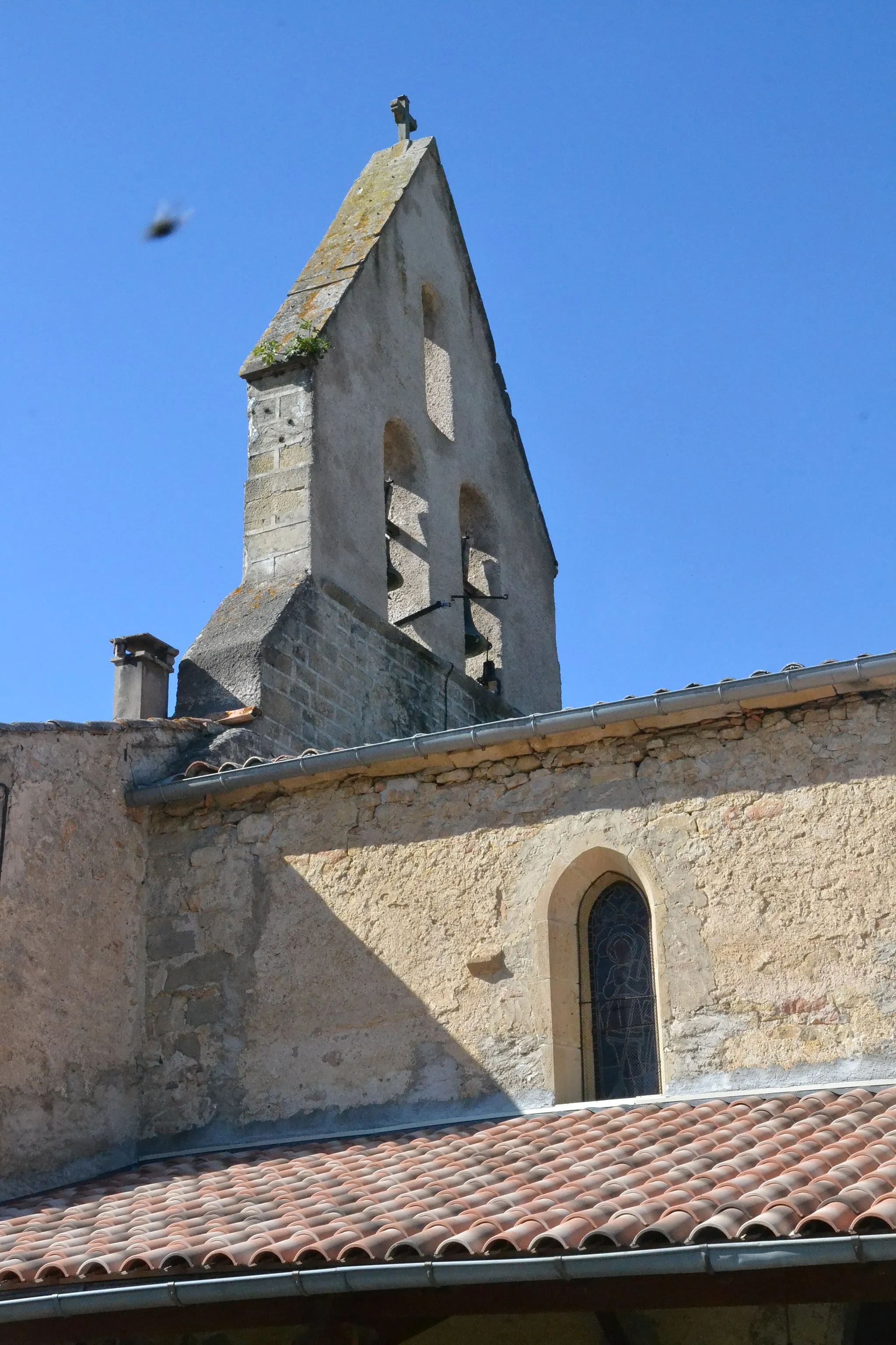 Photo showing: L'église de l'Exaltation de la Sainte-Croix, Belloc (Ariège, France).