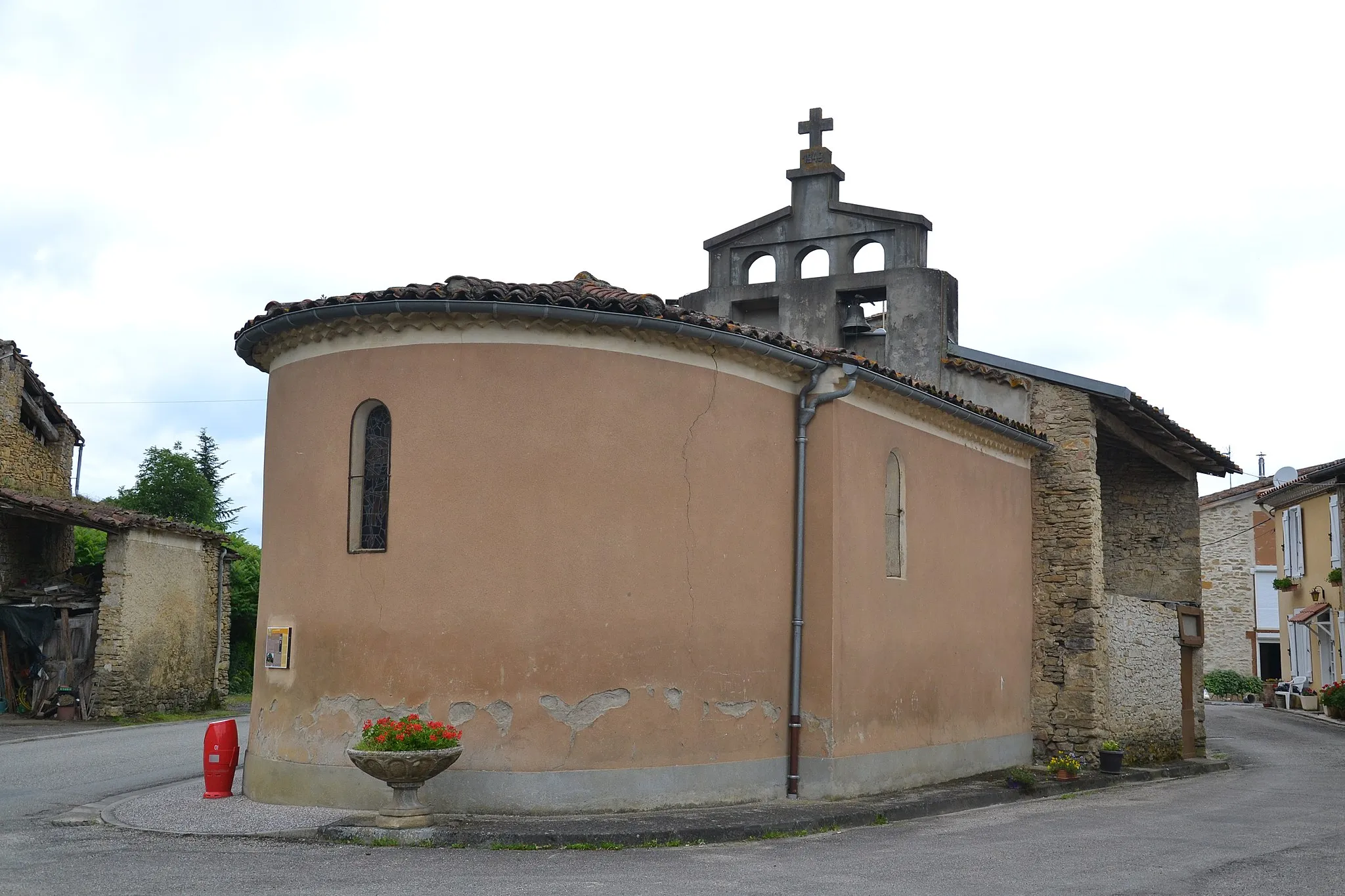 Photo showing: Chapelle Saint-Sébastien, Le Sautel (Ariège, France).