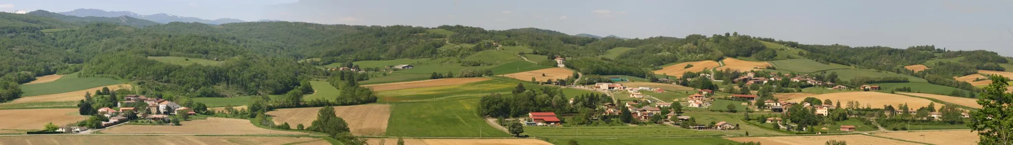 Photo showing: Panorama d'Arvigna depuis Pecho