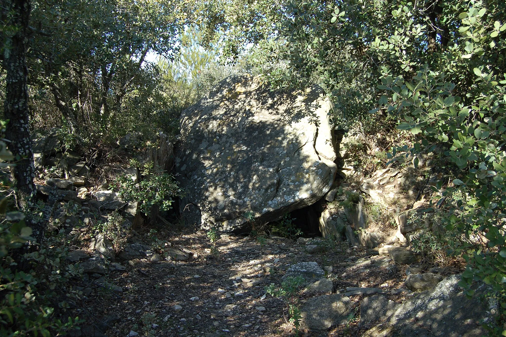 Photo showing: Dolmen de la Cigaliere, Les Séditions Métairie de Balzabé (Classé, 1981)