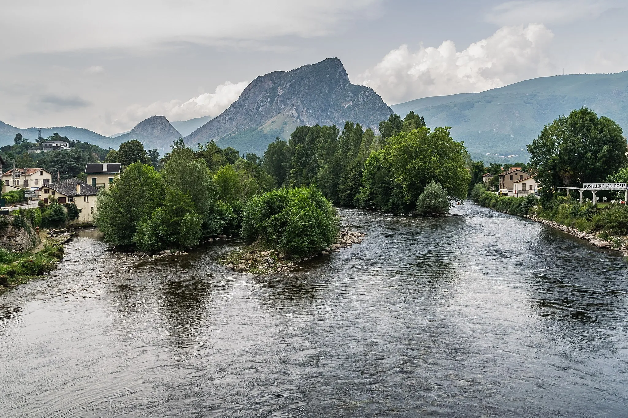 Photo showing: Ariège River in Tarascon-sur-Ariège, Ariège, France