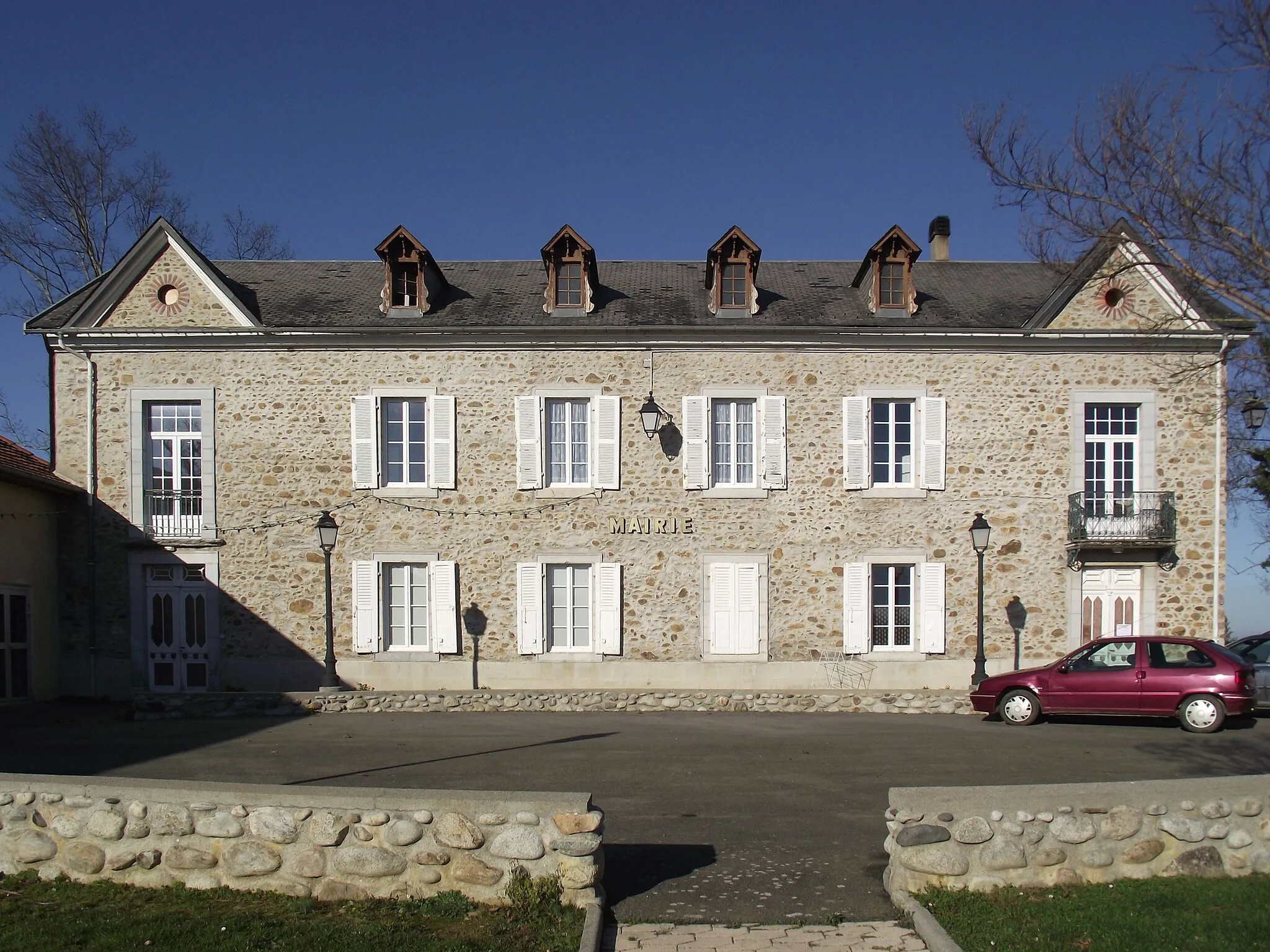 Photo showing: Mairie de Poumarous (Hautes-Pyrénées, France)