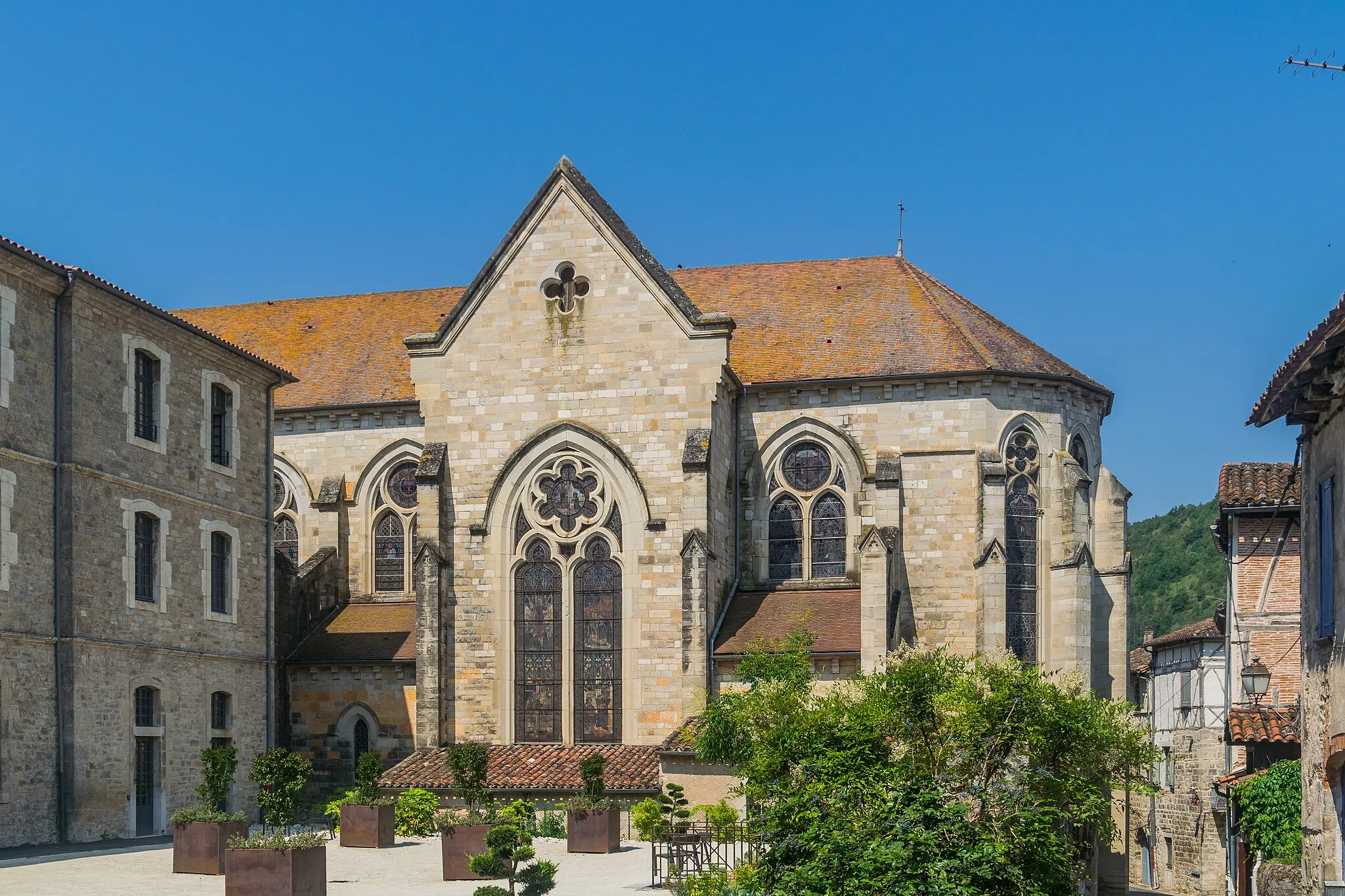 Photo showing: Saint-Antonin Church in Saint-Antonin-Noble-Val, Tarn-et-Garonne, France