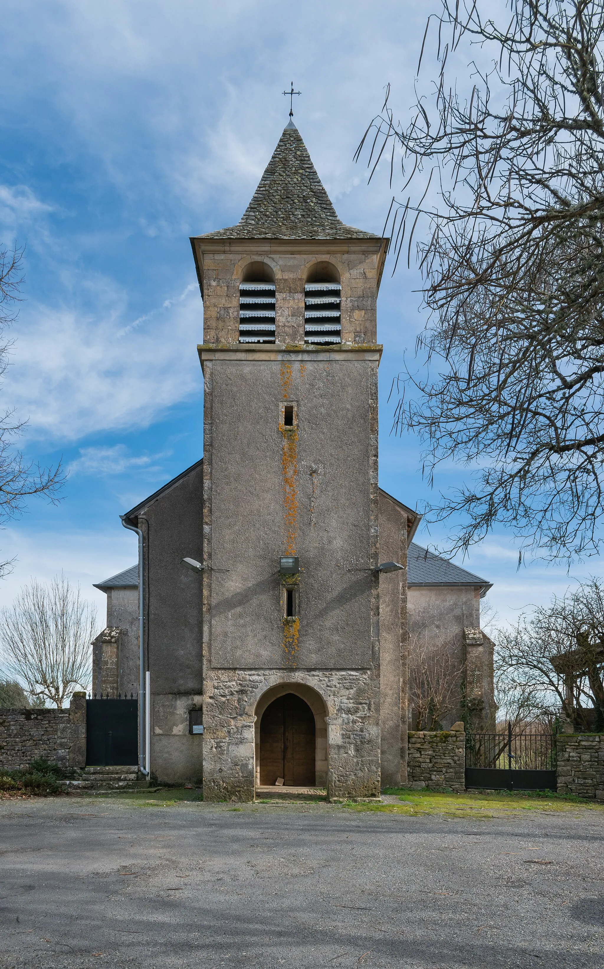 Photo showing: Saint Martin church in Saillac, Lot, France