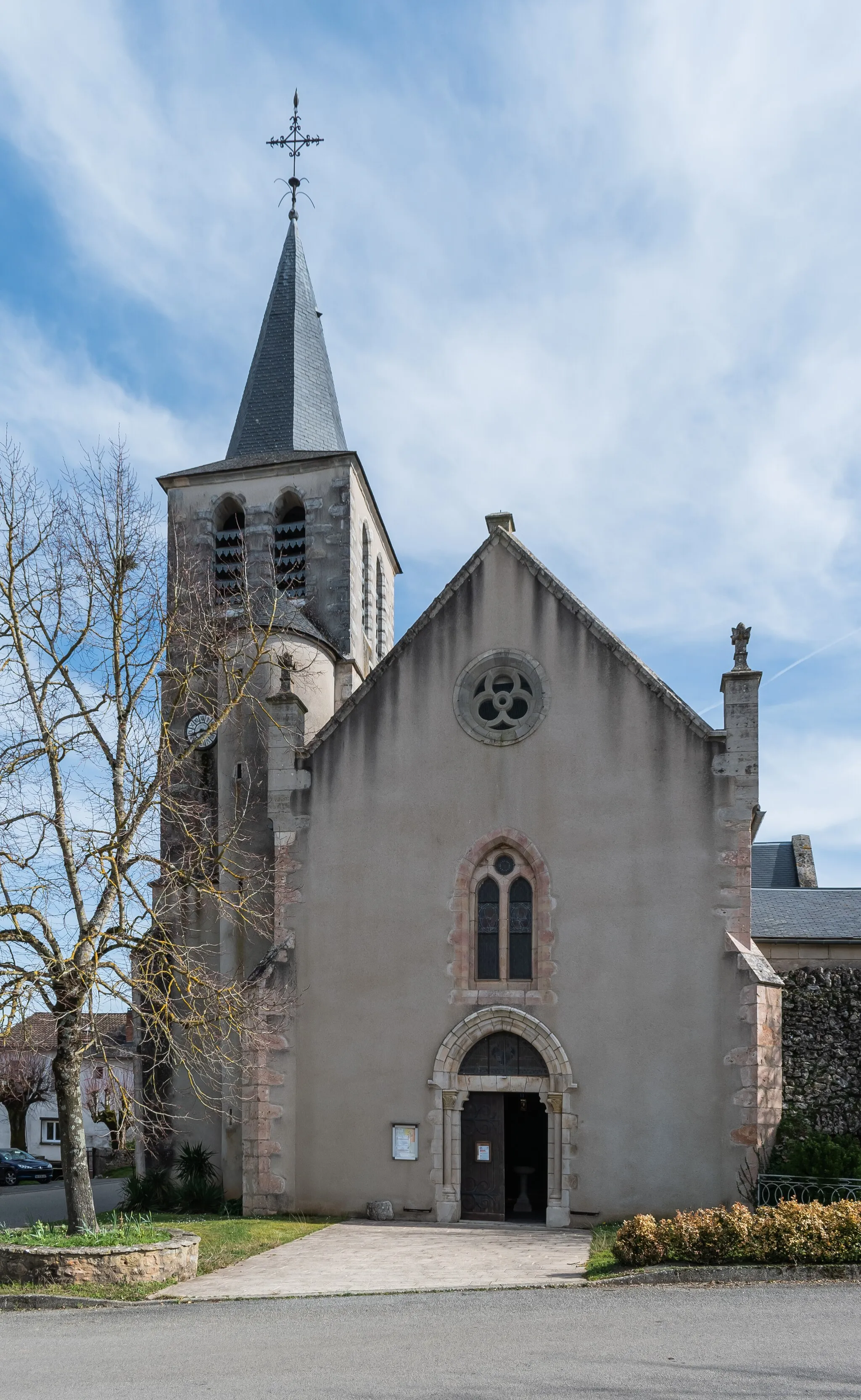 Photo showing: Saint Bartholomew church in Varaire, Lot, France