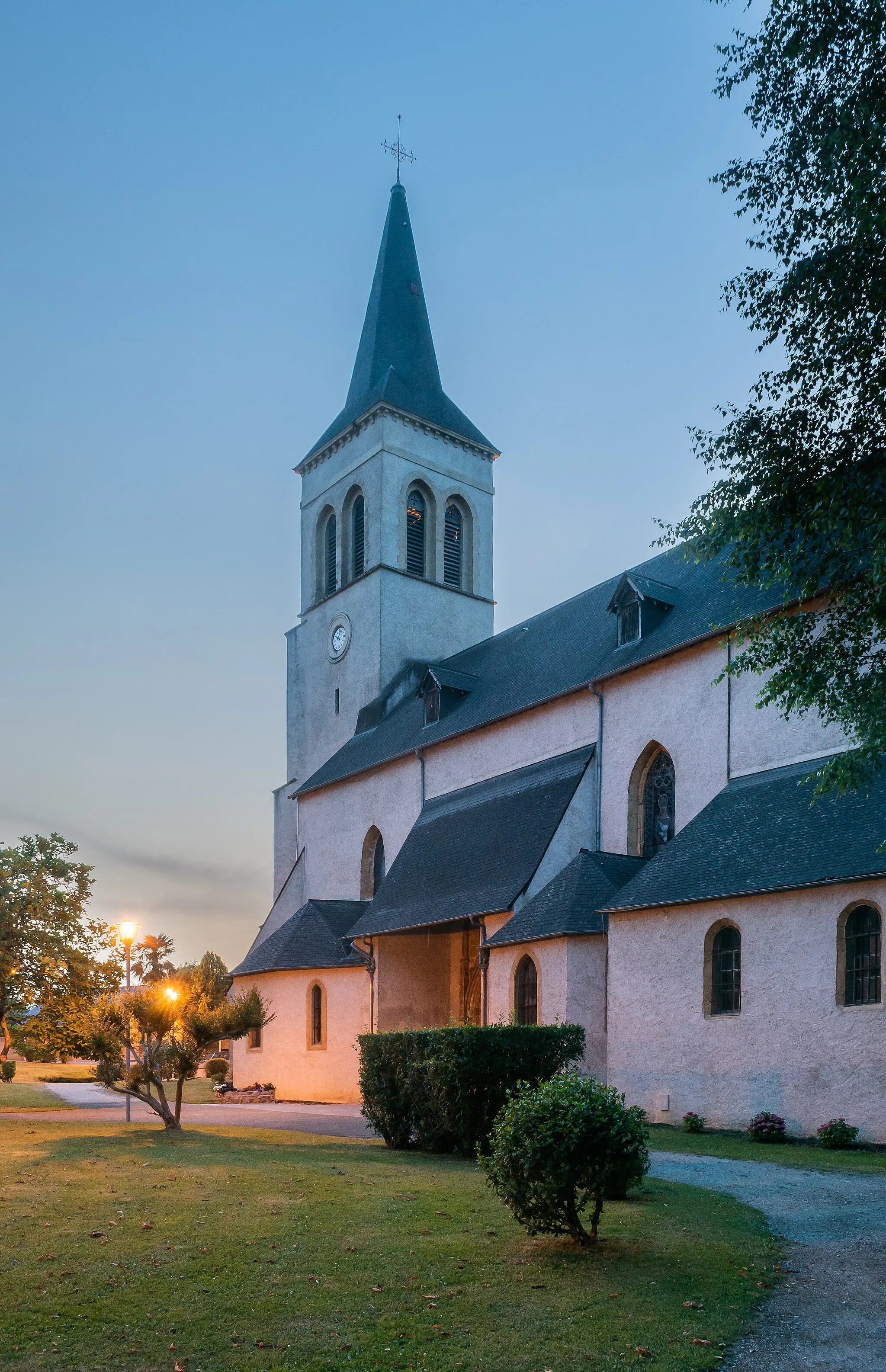 Photo showing: Saint Martin church in Asson, Pyrénées-Atlantique, France