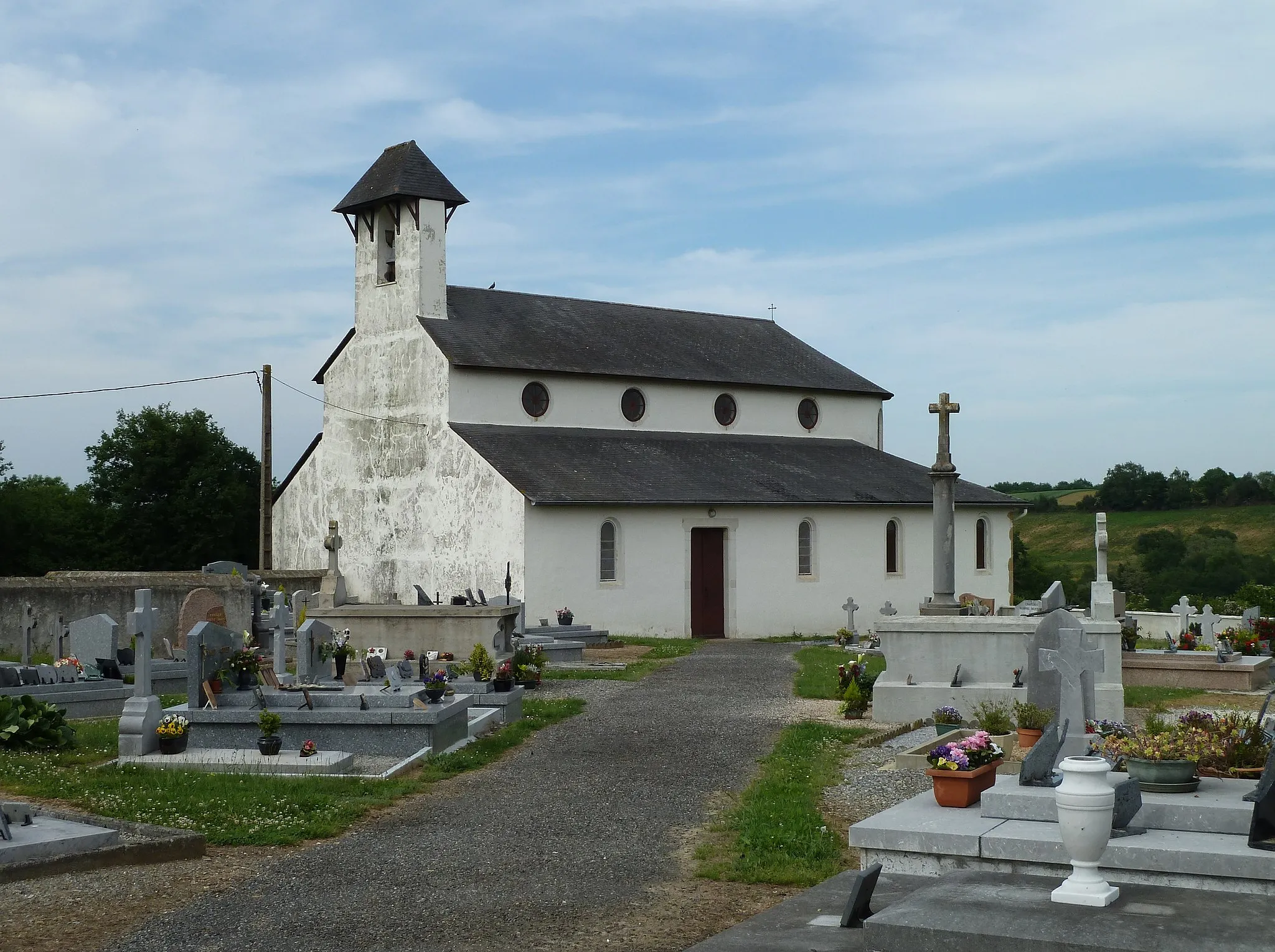 Photo showing: Église d'Abère