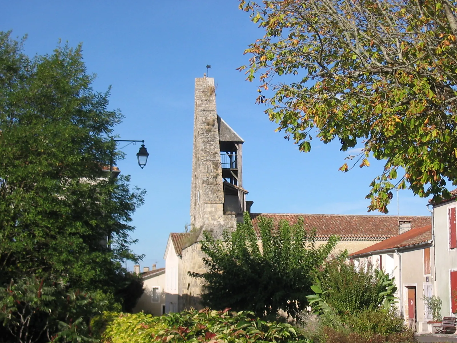 Photo showing: Die Kirche von Moncrabeau