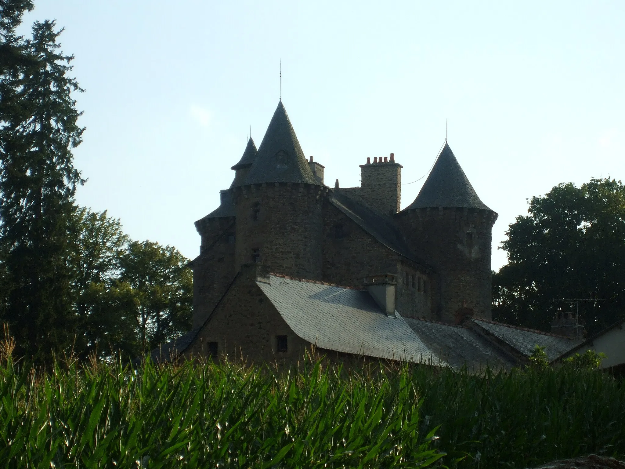 Photo showing: Le château de Planèzes.