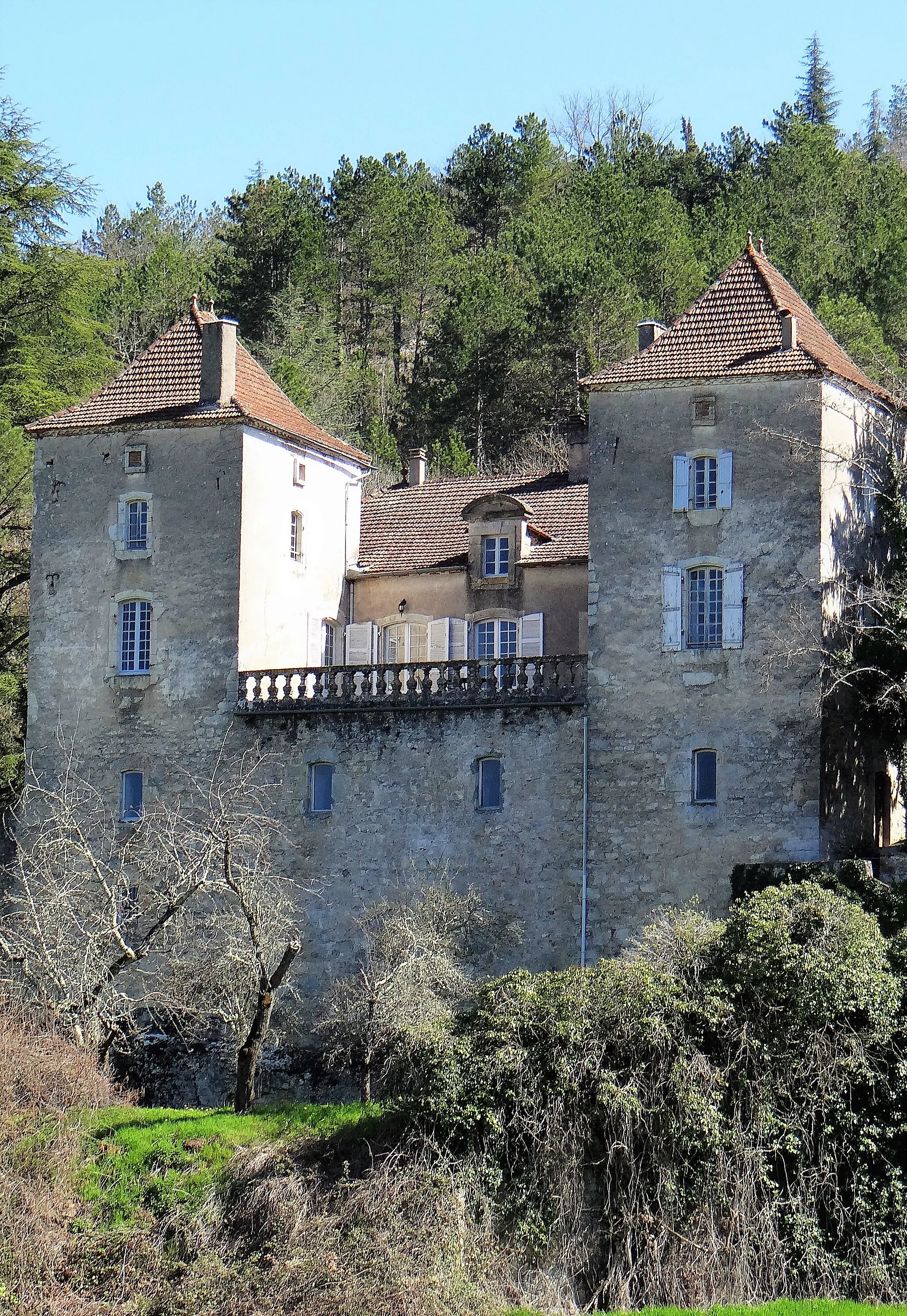 Photo showing: Saint-Vincent-Rive-d'Olt - Le château