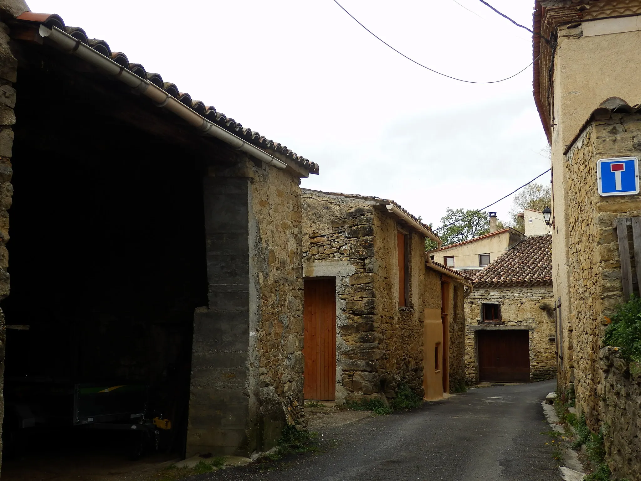 Photo showing: Street in Bourigeole, Aude, France