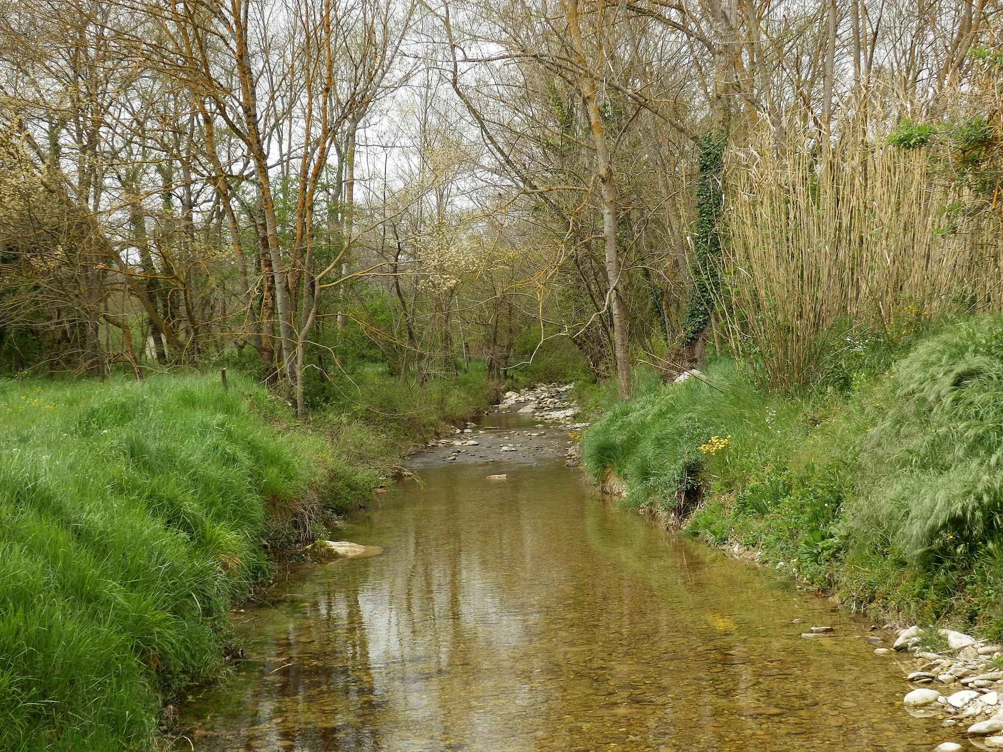 Photo showing: Corneilla river in Bouriège, Aude, France