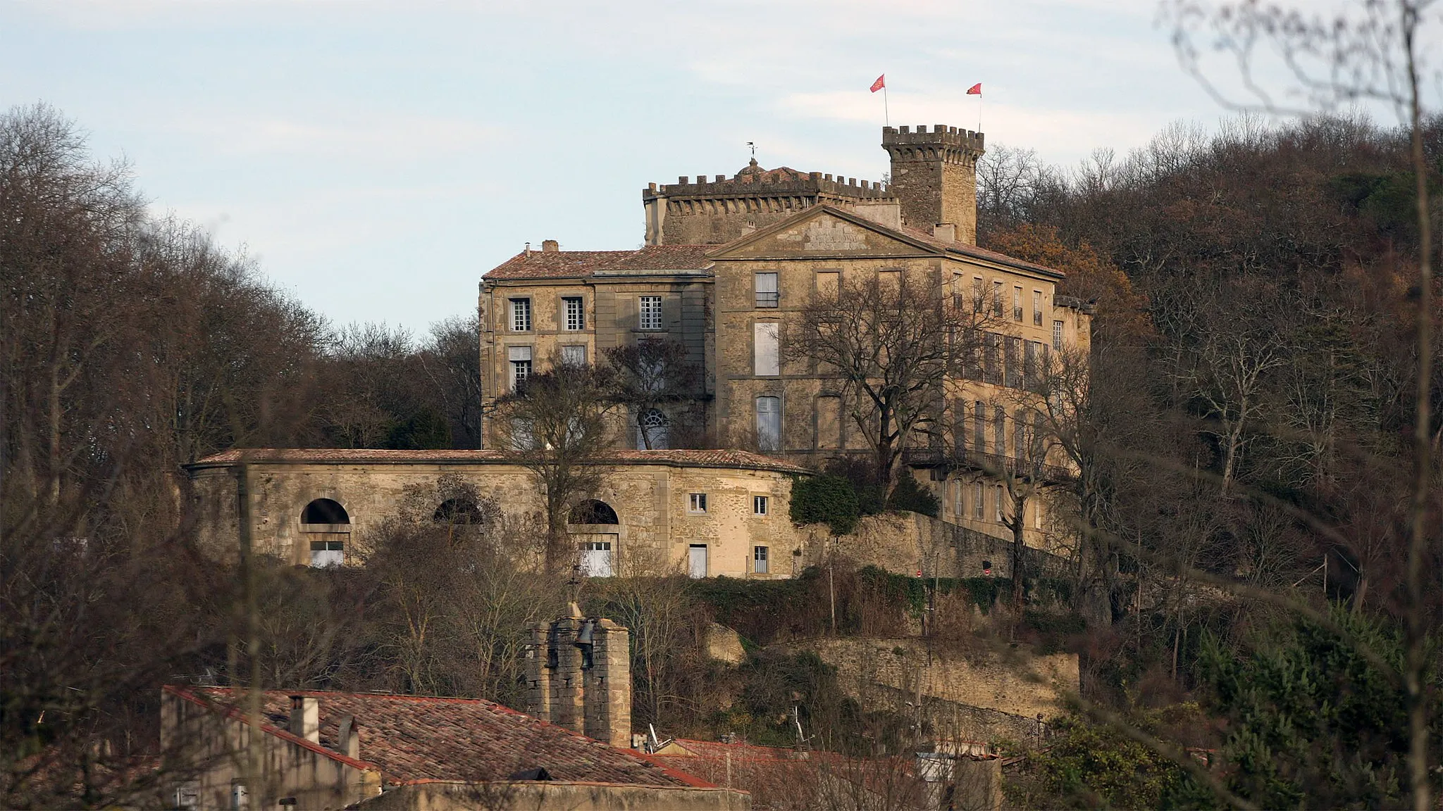 Photo showing: Le château de Chalabre