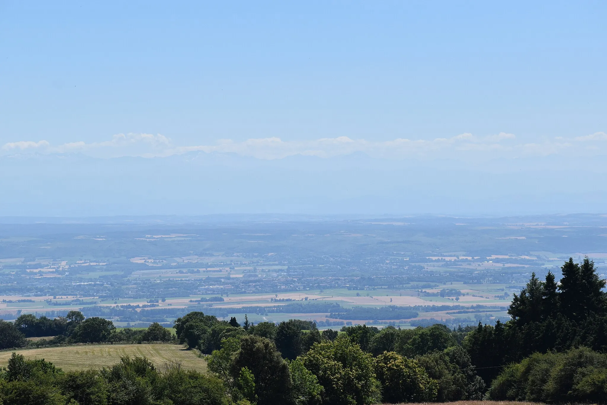 Photo showing: Point de vue des Brunels : Table d'orientation au bord de la RD 803