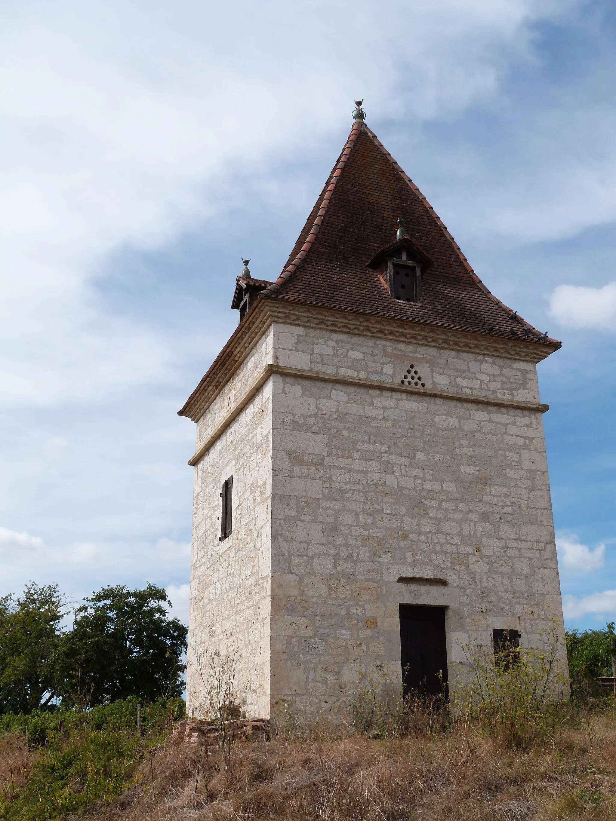 Photo showing: Pigeonnier-tour carré à Andillac (Tarn)