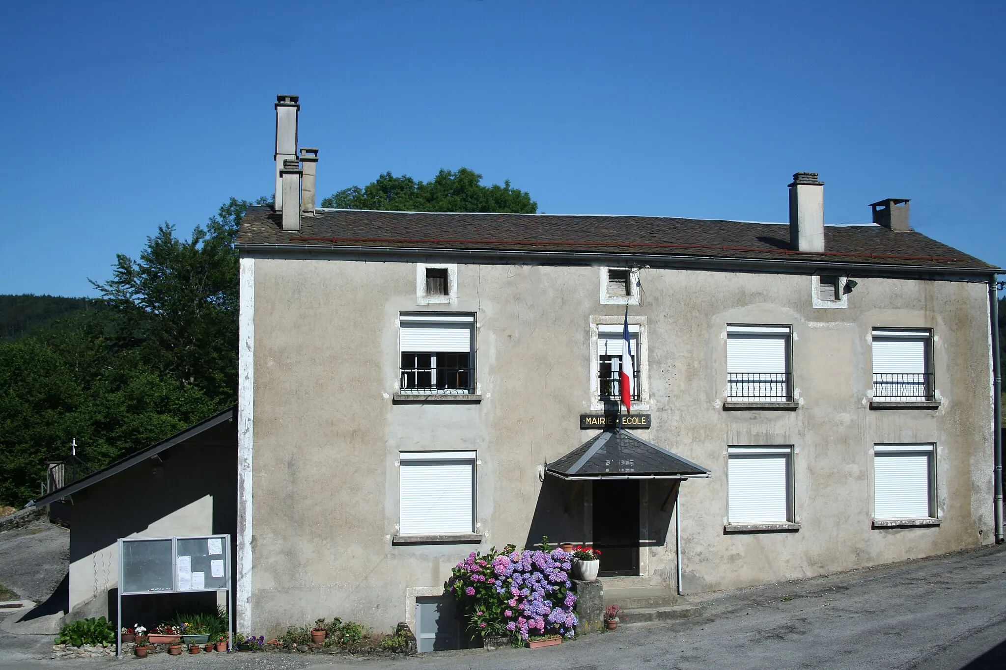 Photo showing: Le Margnès (Tarn) - mairie.