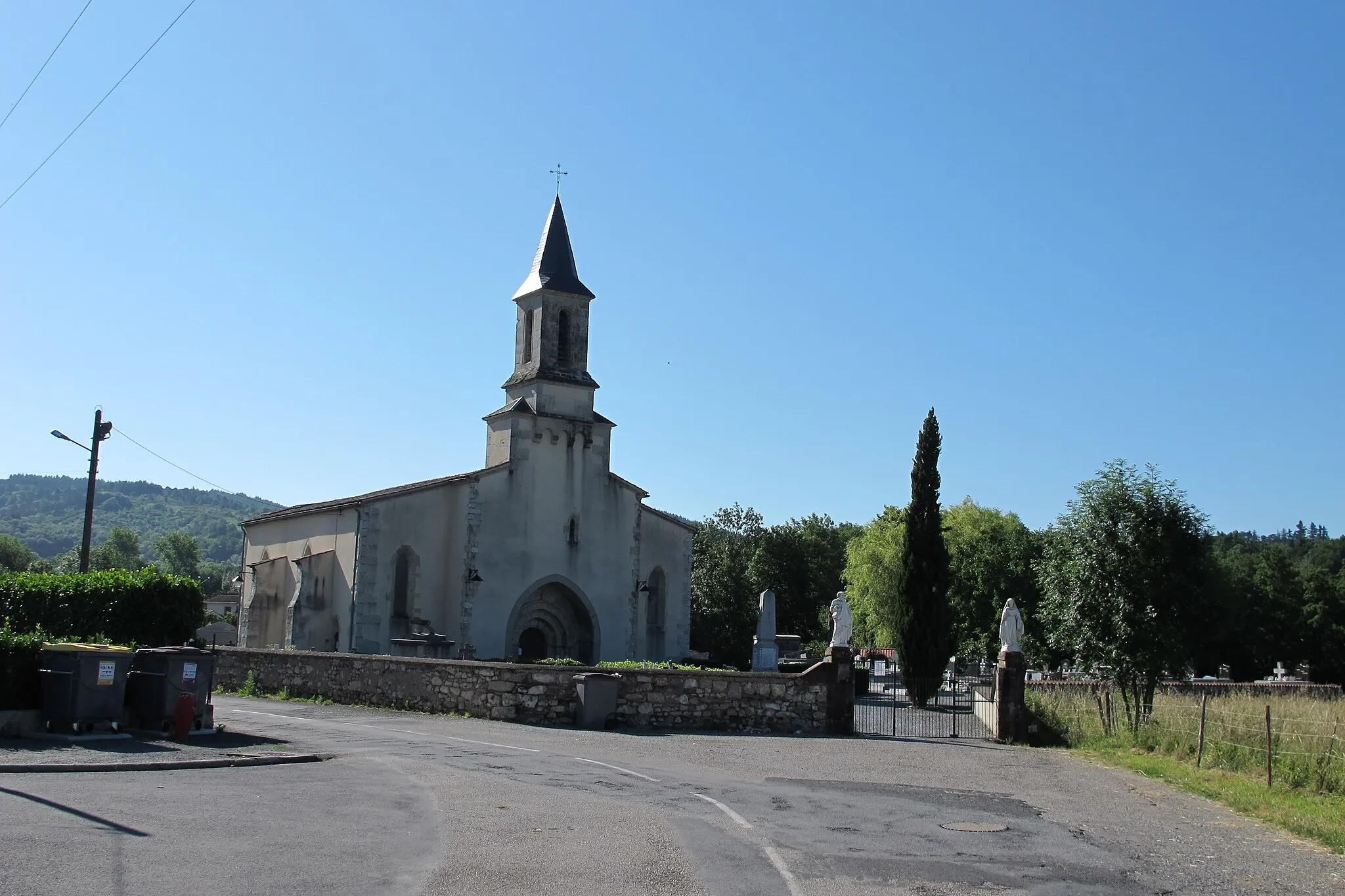 Photo showing: Église notre-Dame à Noailhac (Tarn)