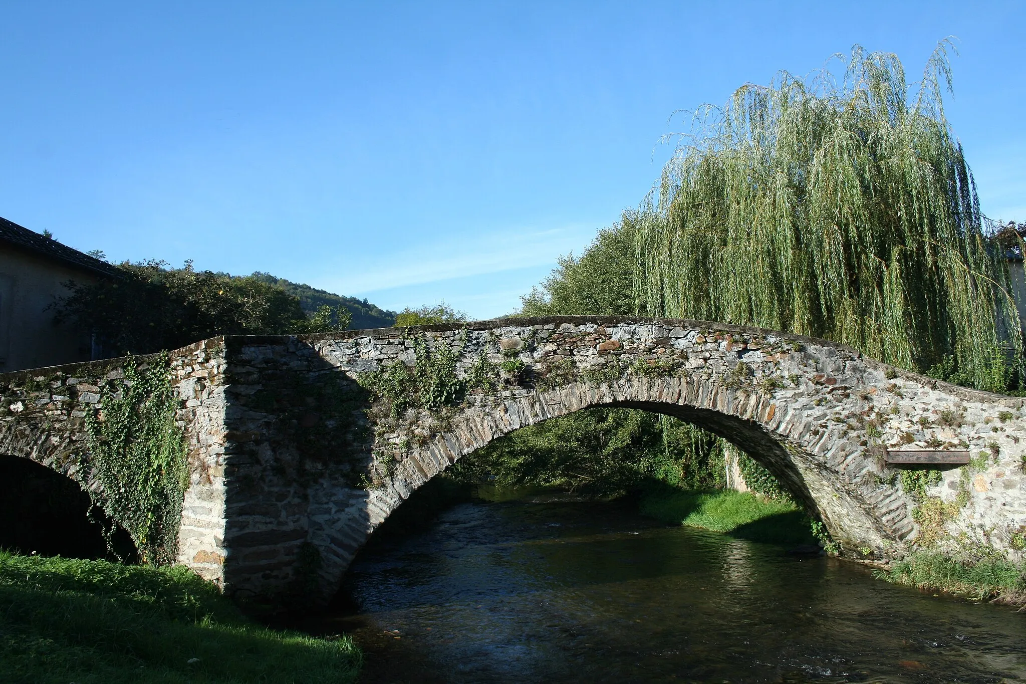 Photo showing: Viane (Tarn) - vieux pont sur le Gijou.