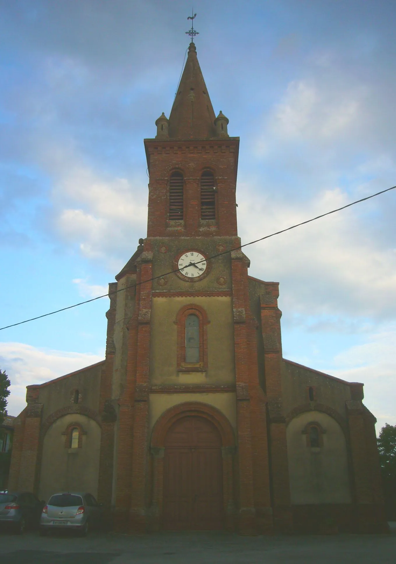 Photo showing: Le clocher de l'église de Teyssode