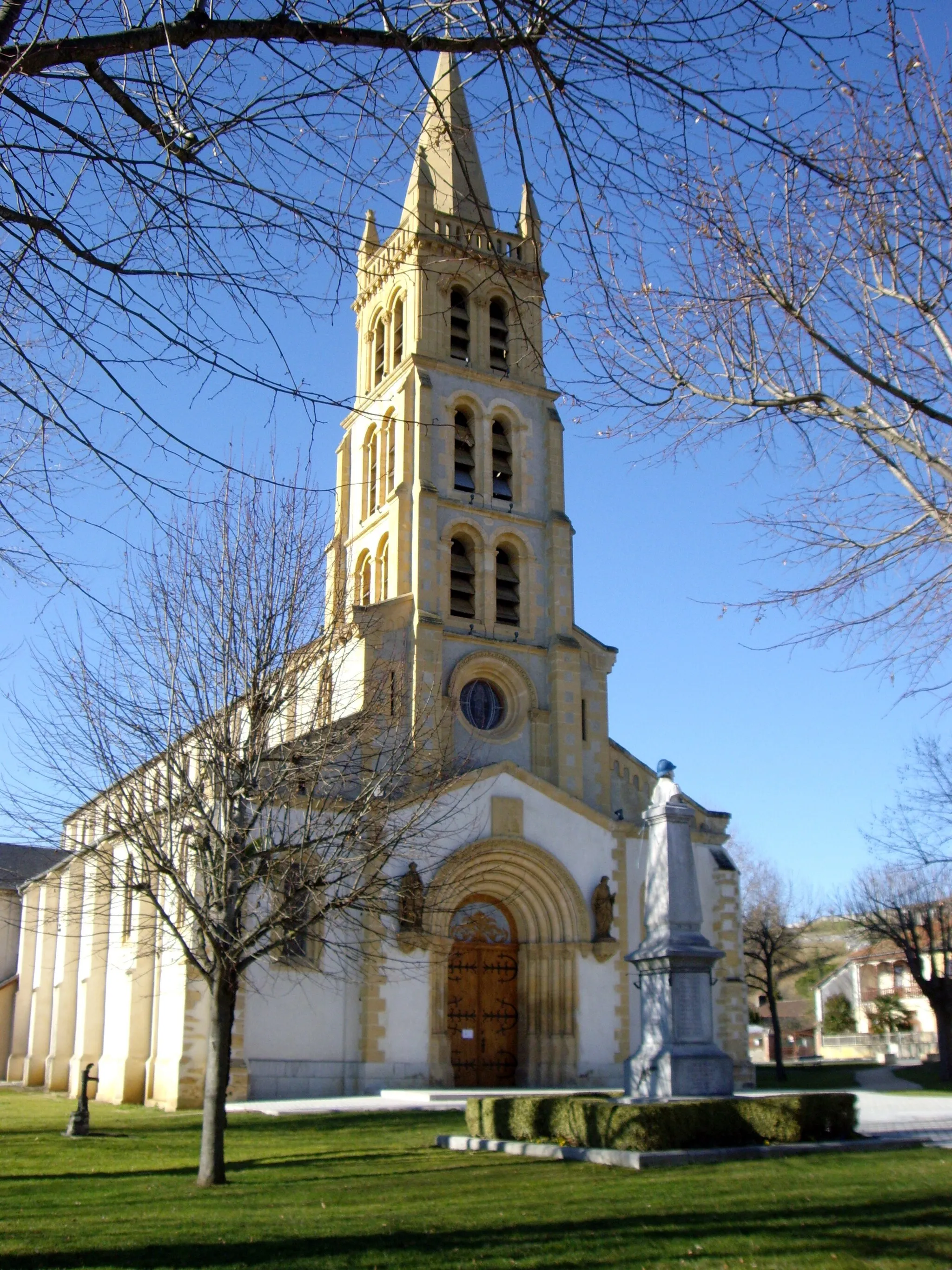 Photo showing: Église de Villeneuve-de-Rivière (31)