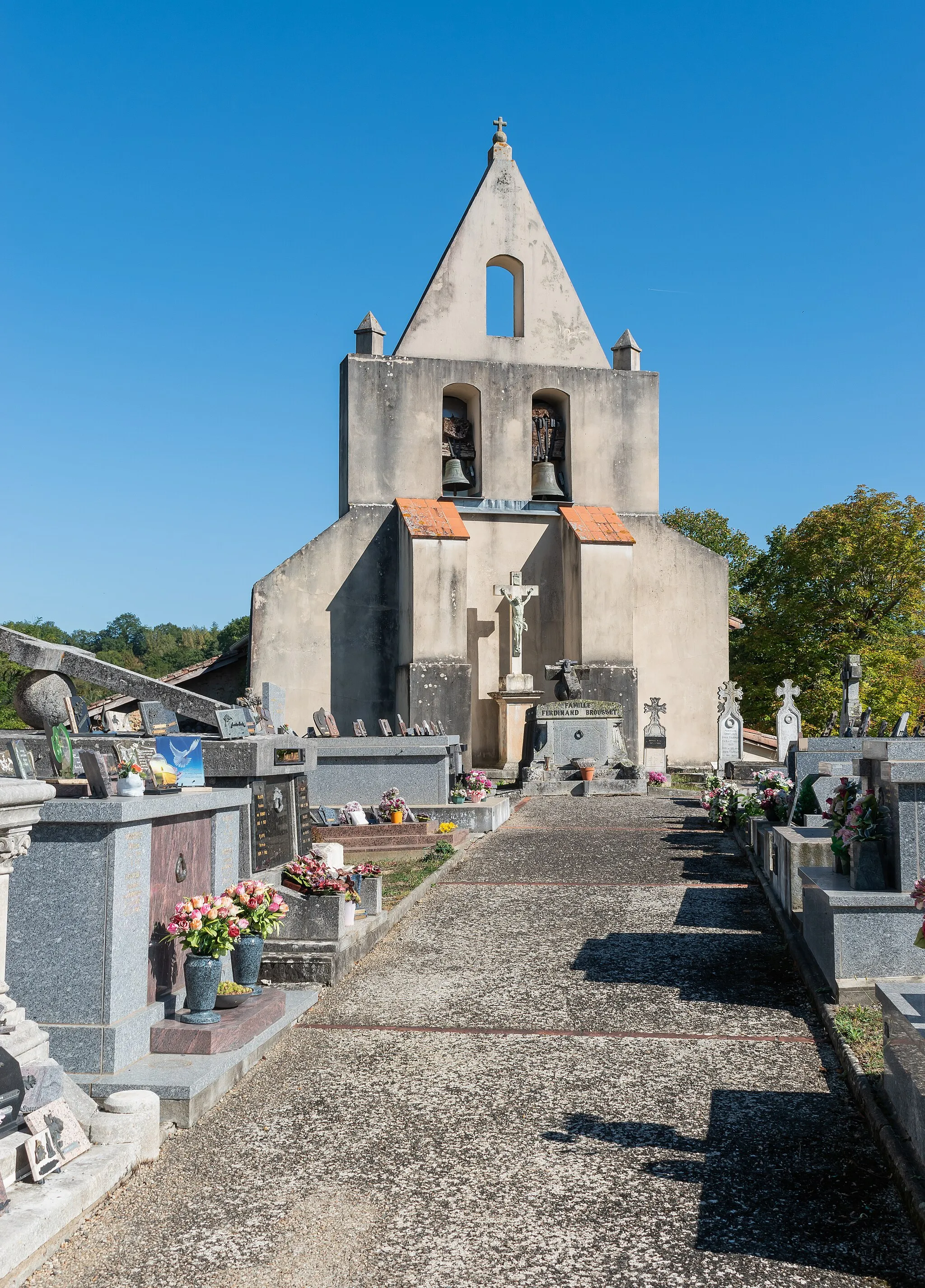 Photo showing: Saint Martin church in Castelgaillard, Haute-Garonne, France