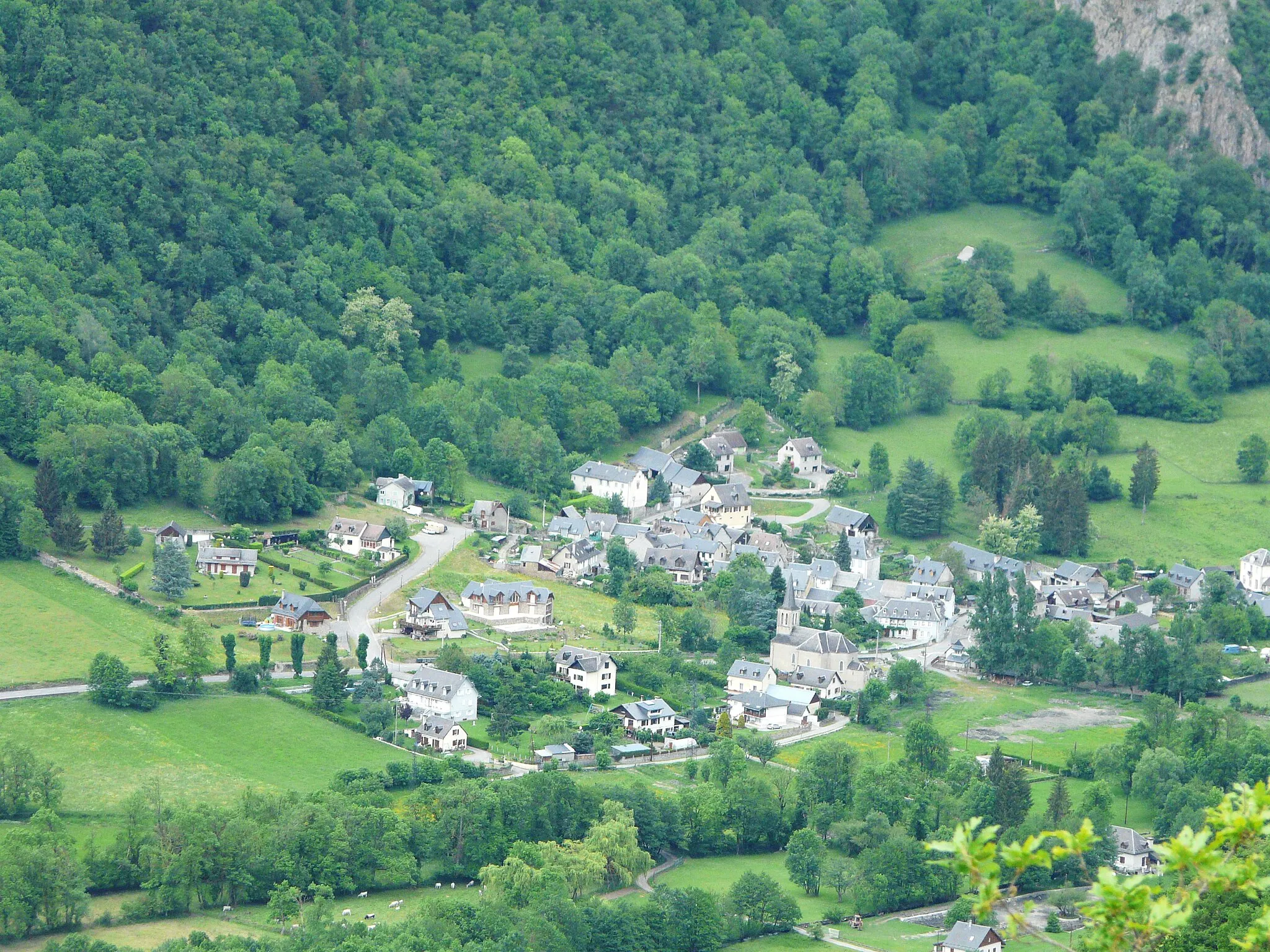 Photo showing: Le village d'Antignac, Haute-Garonne, France.