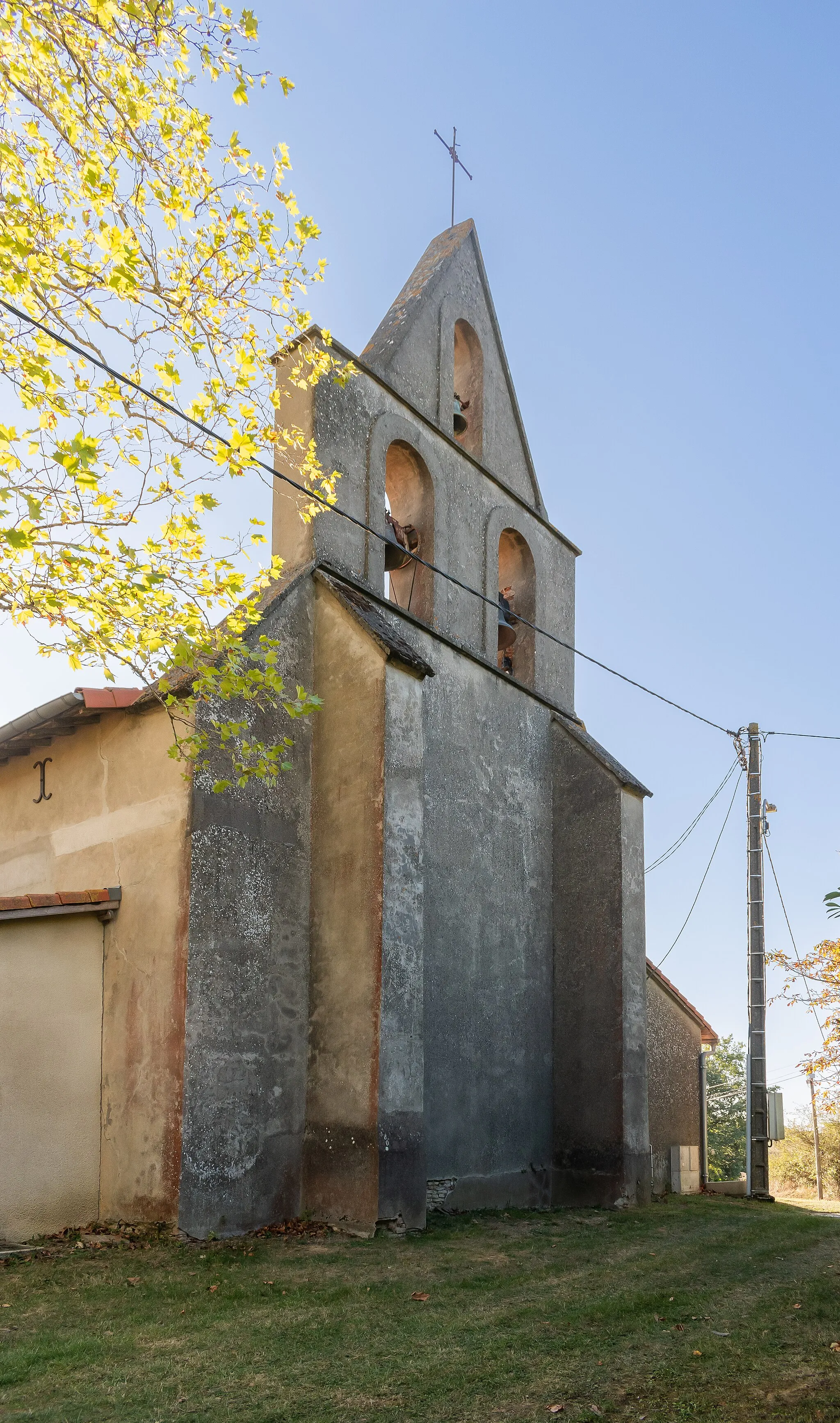 Photo showing: Saint Bartholomew church in Montgras, Haute-Garonne, France