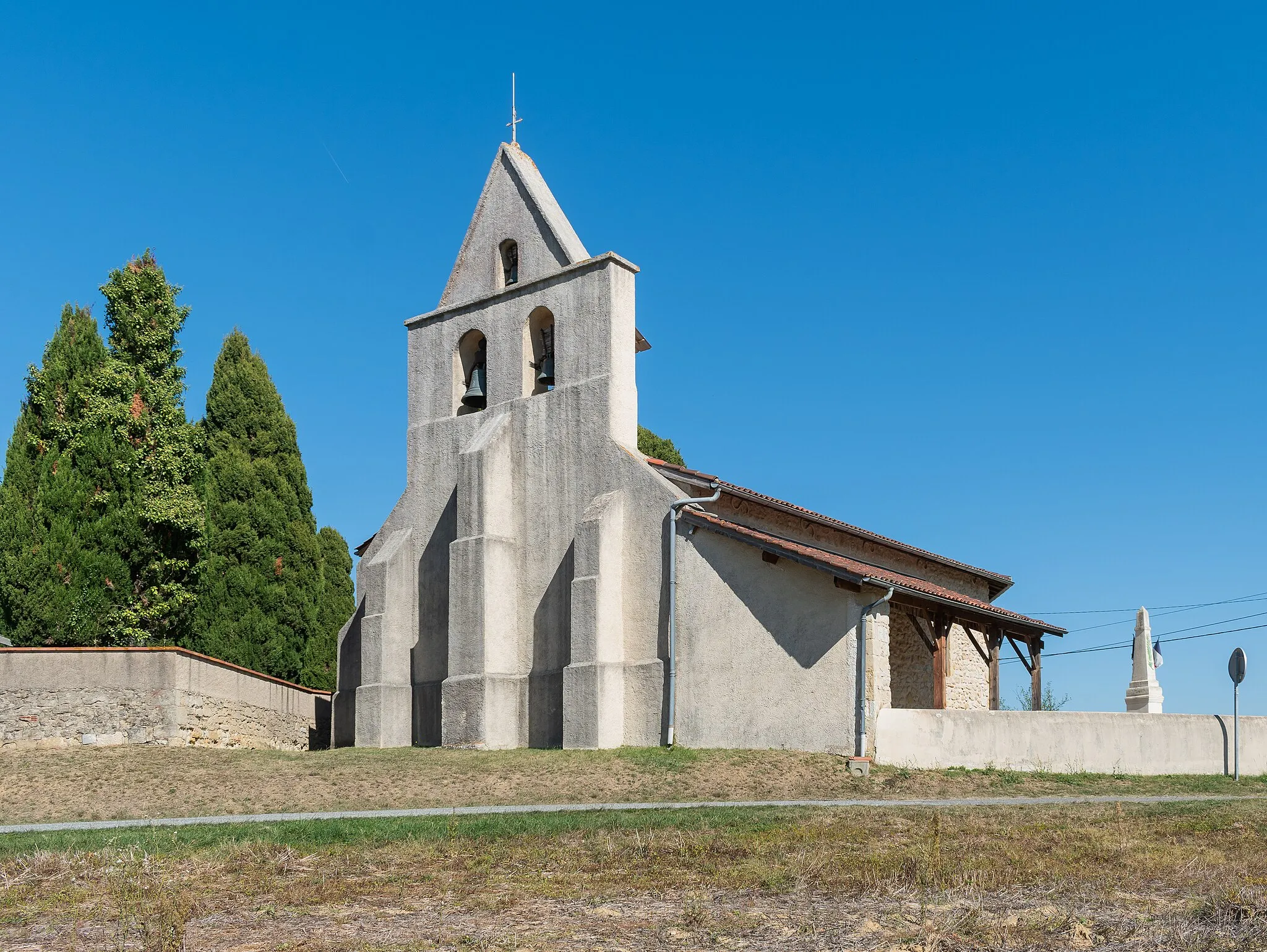 Photo showing: Saint Exuperius of Toulouse church in Polastron, Haute-Garonne, France