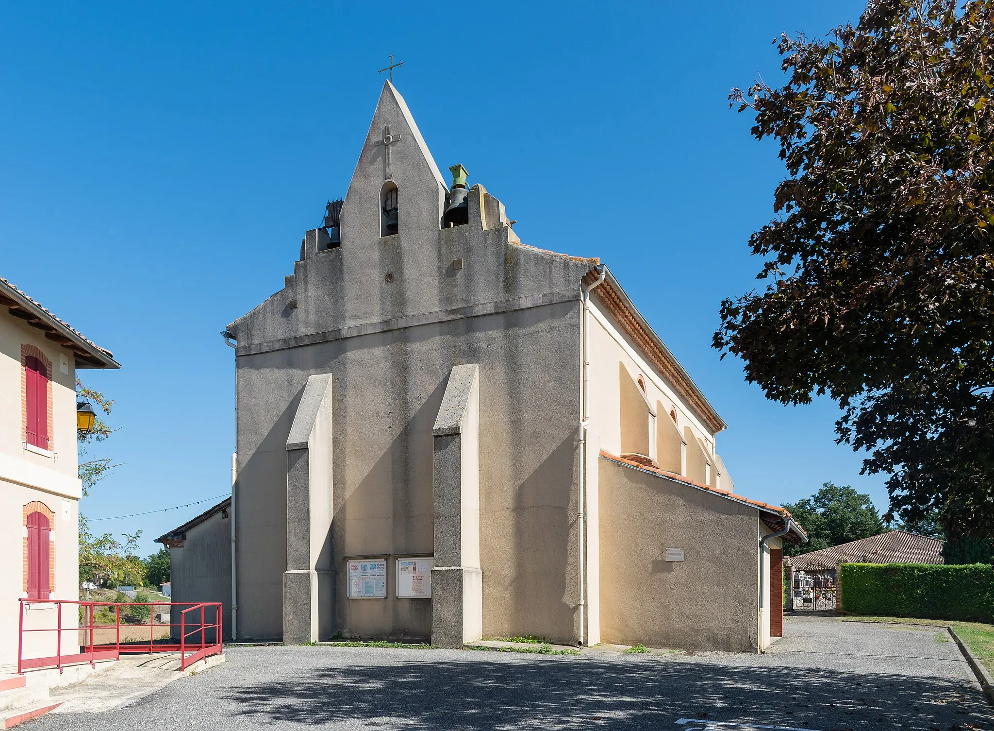 Photo showing: Saint Germerius church in Saint-Araille, Haute-Garonne, France
