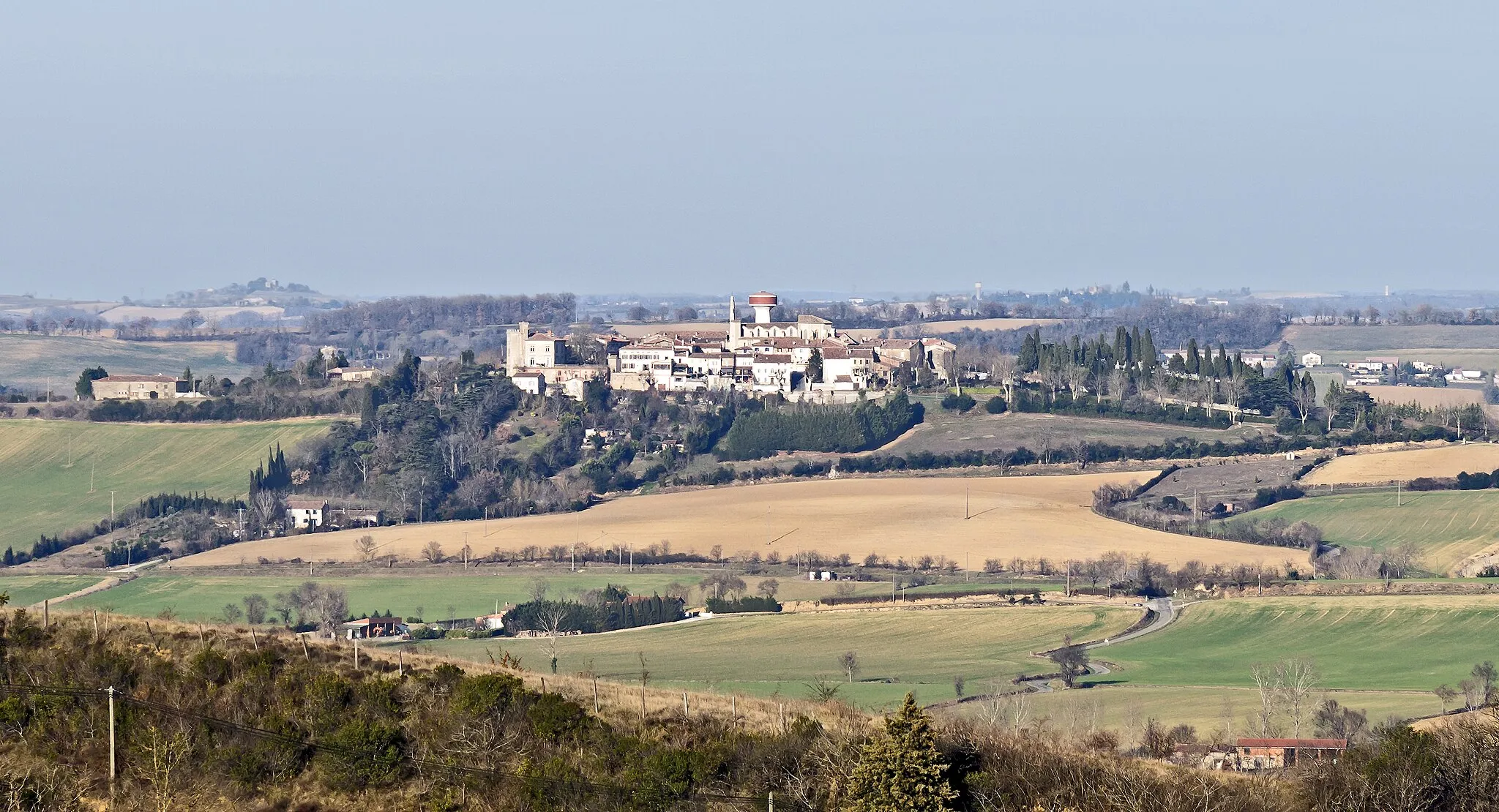 Photo showing: Saint-Julia, Haute-Garonne, France. View from St Felix de Lauragais.