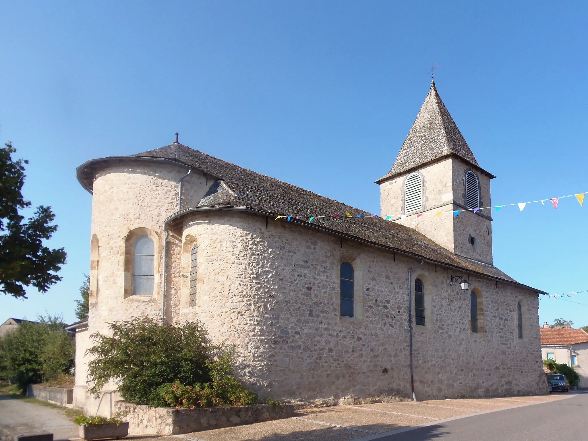 Photo showing: Brandonnet (Occitanie, France). L'église Notre-Dame.