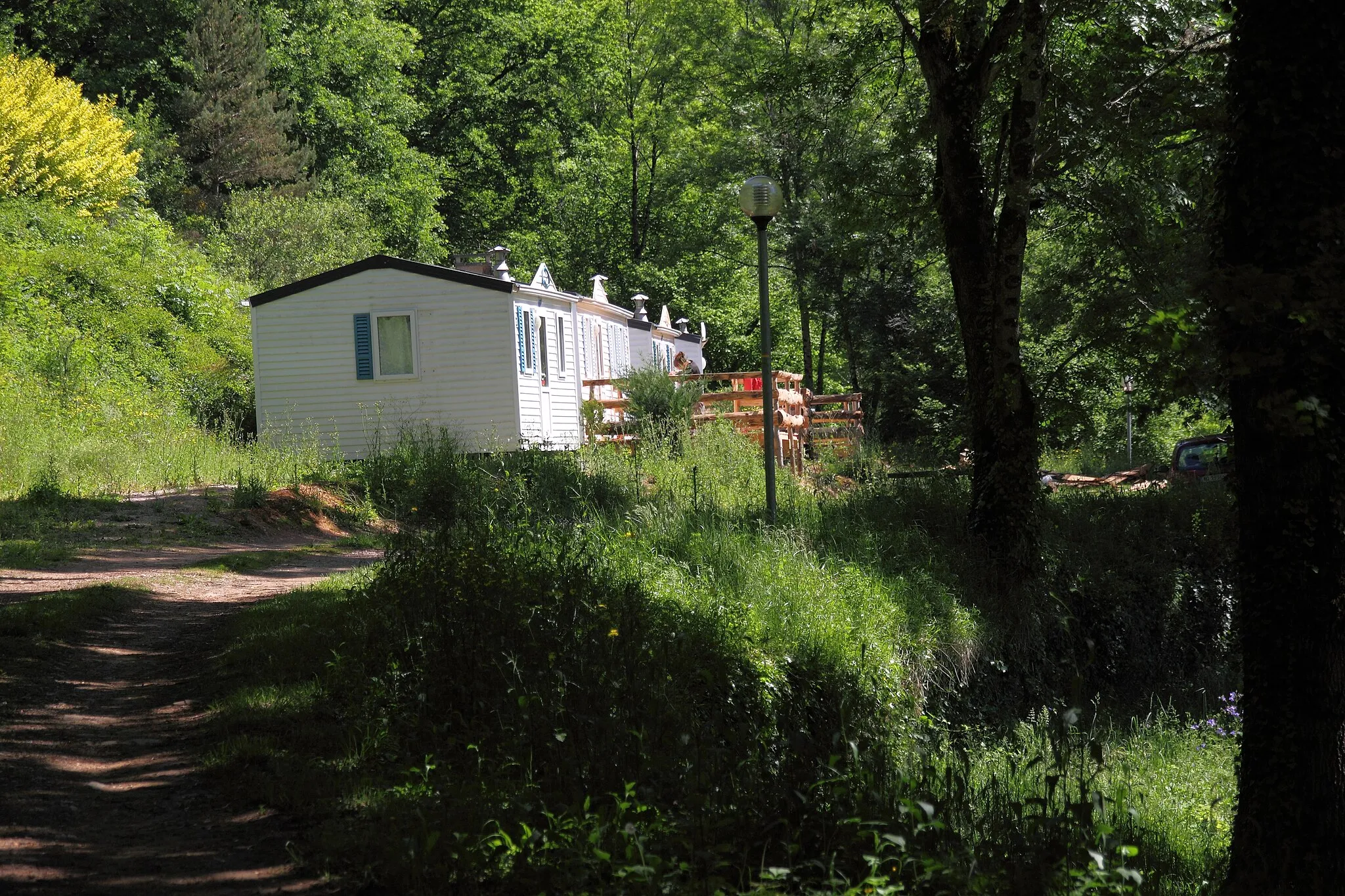 Photo showing: Lac de Masnaut -mobil homes du lac en location !