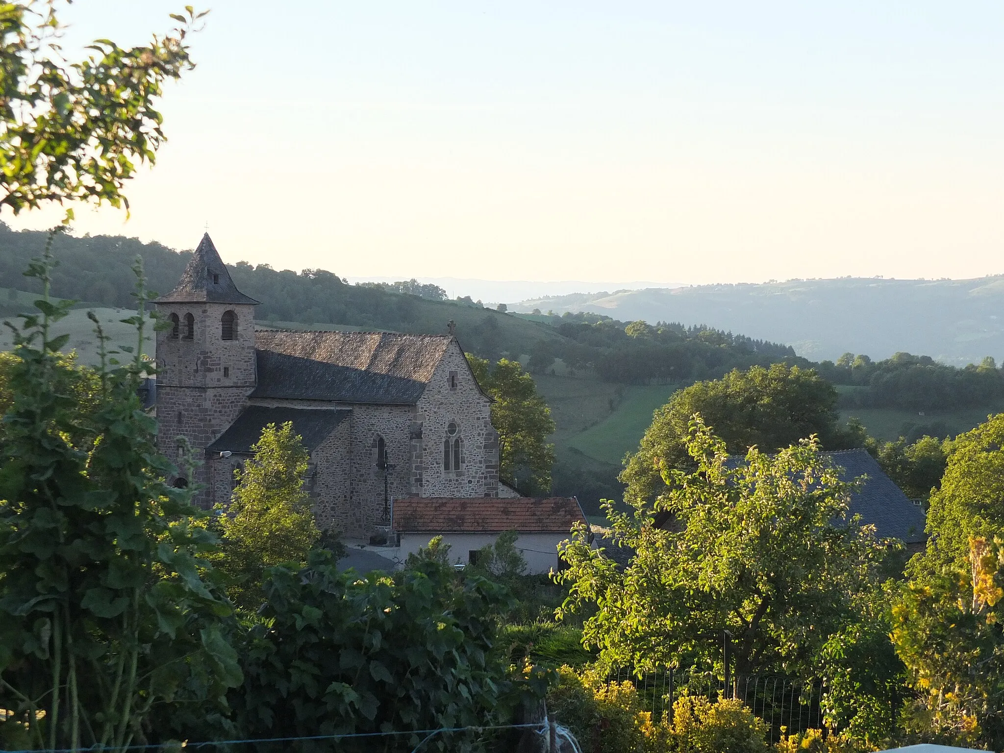 Photo showing: Église d'Escandolières dans le département de l'Aveyron (12), France