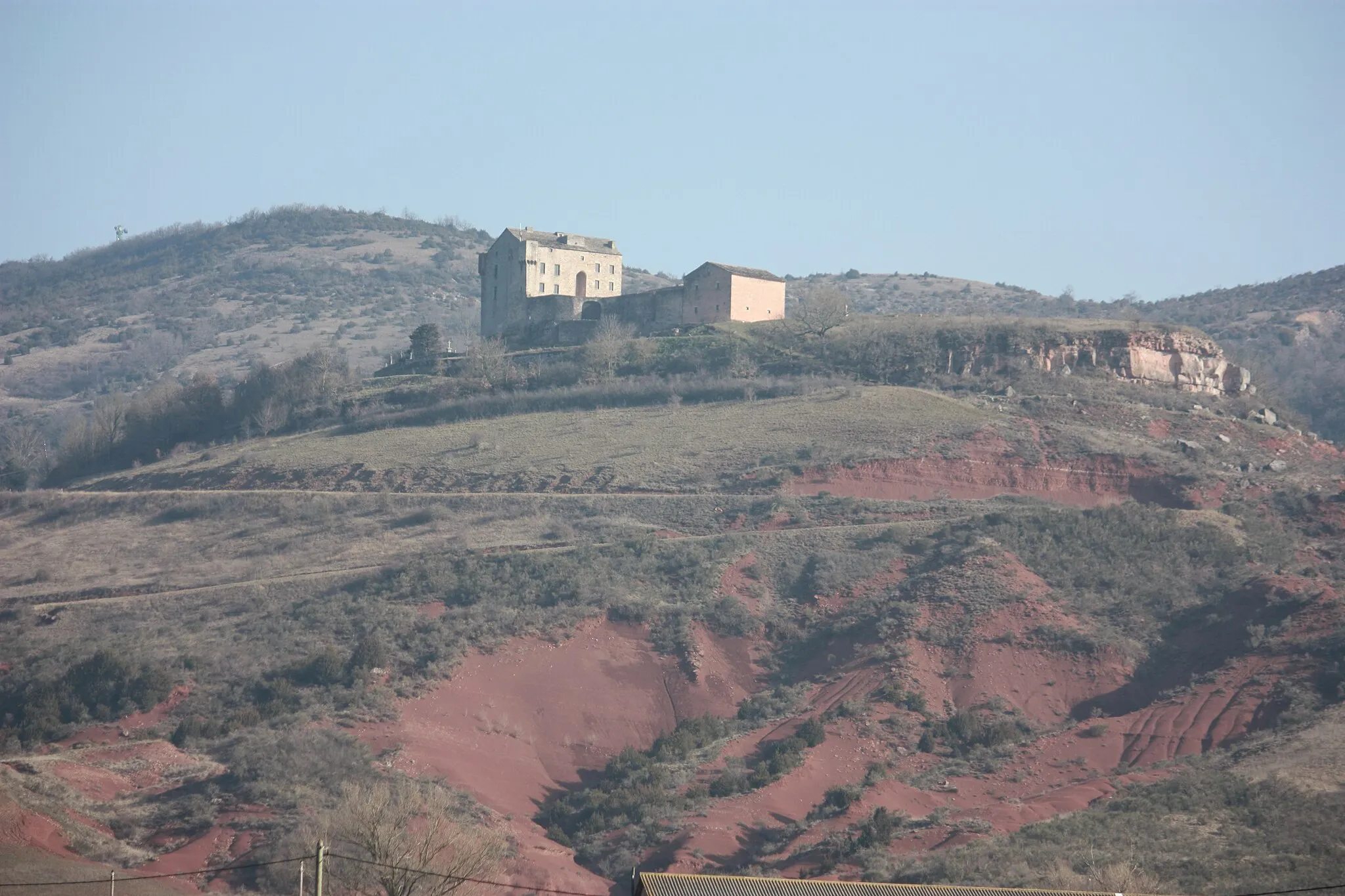 Photo showing: Vu de la vallée en venant de Montlaur