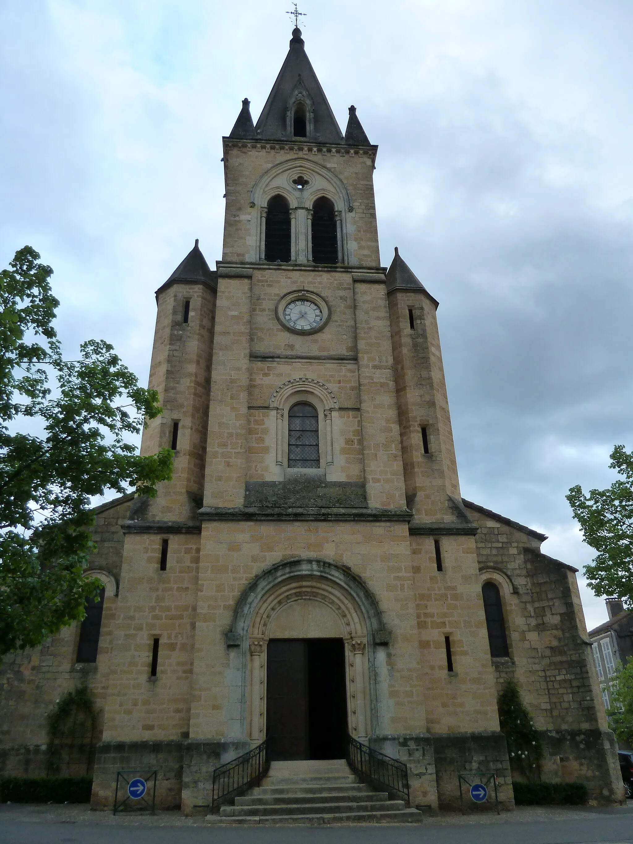Photo showing: Église Saint-Barthélemy de Prayssac construite en 1861