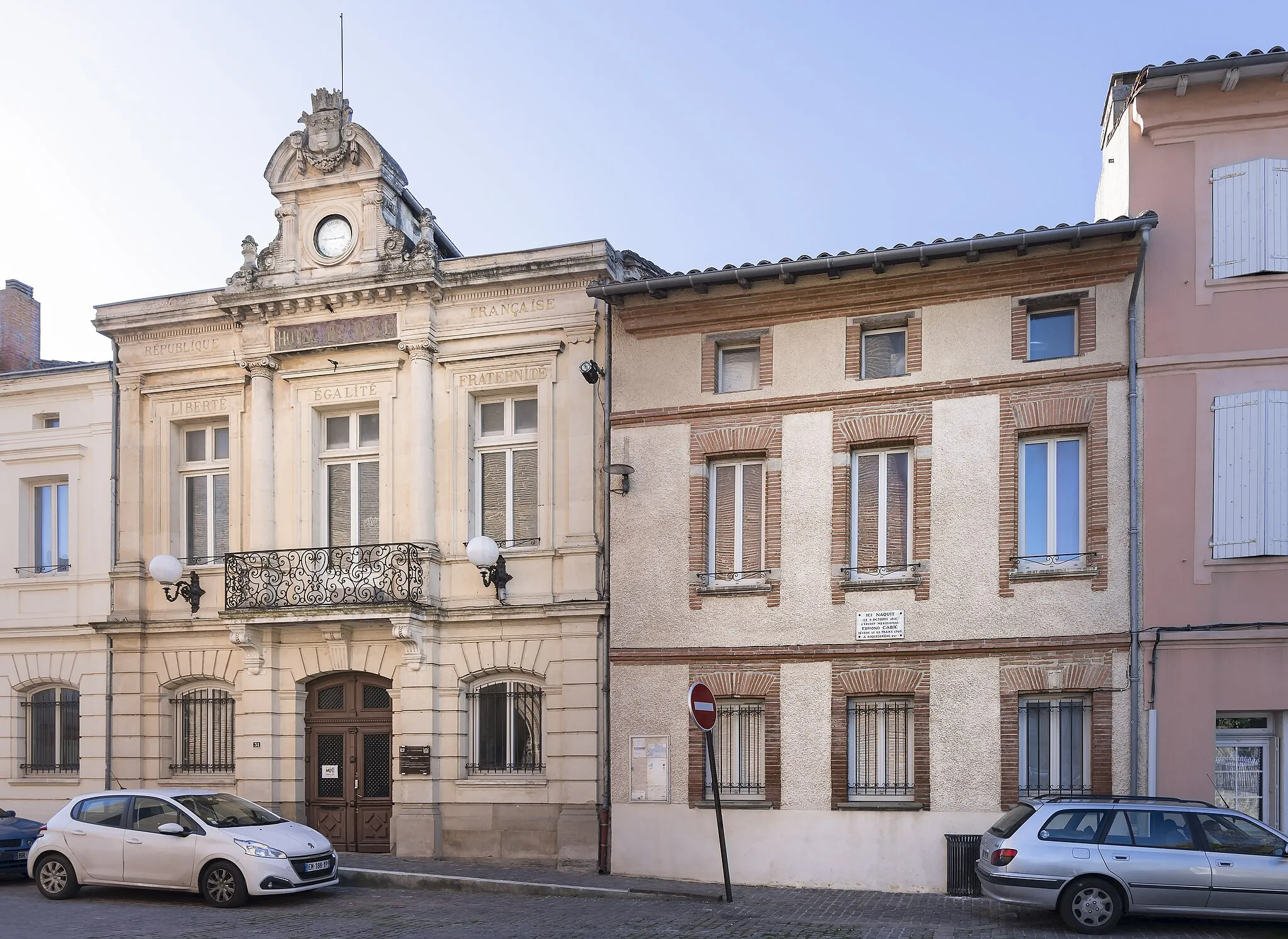 Photo showing: Saint-Sulpice-la-Pointe - Old Town Hall and the birthplace of Edmond Cabié - Currently House of Youth and Culture