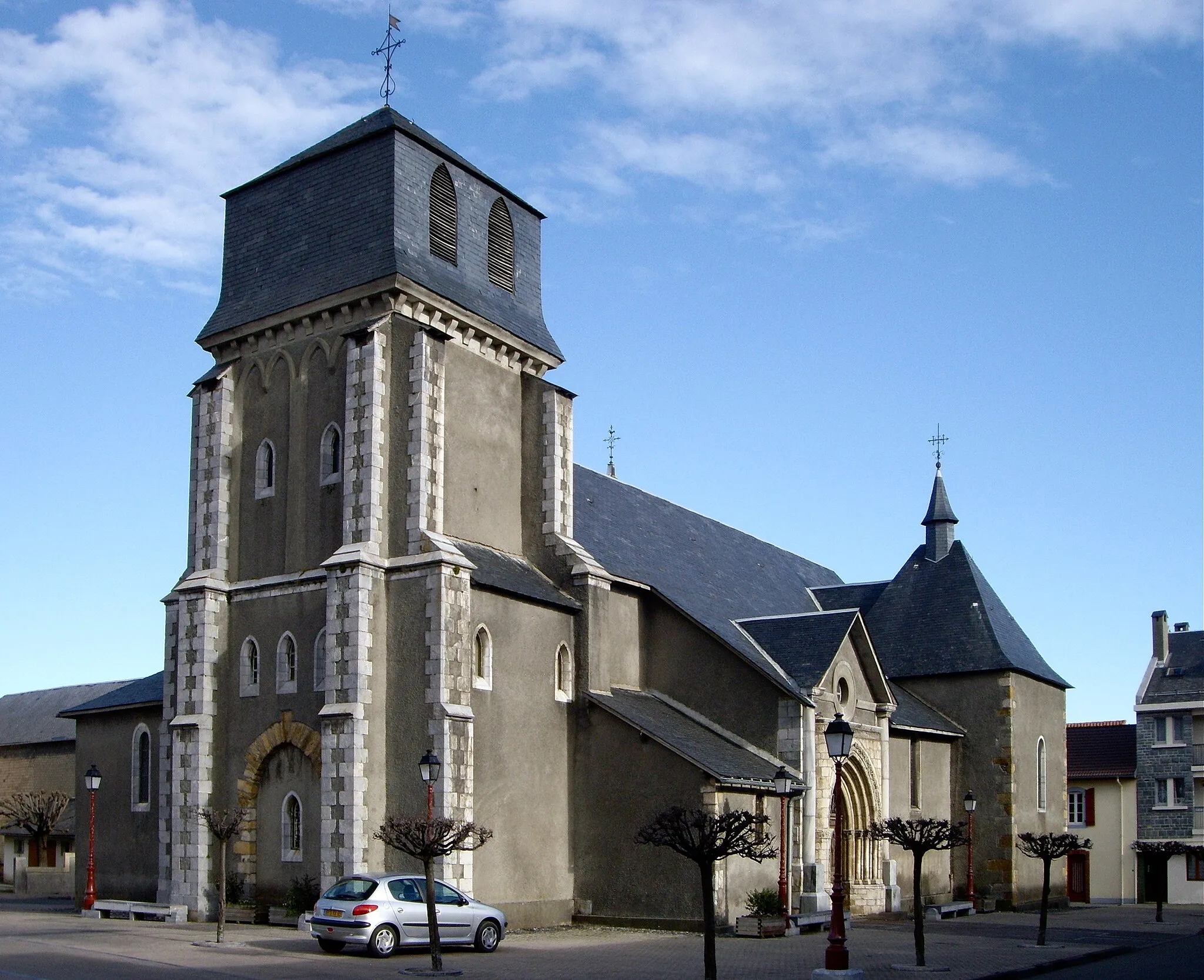 Photo showing: Church, Lannemezan, Hautes-Pyrénées, France