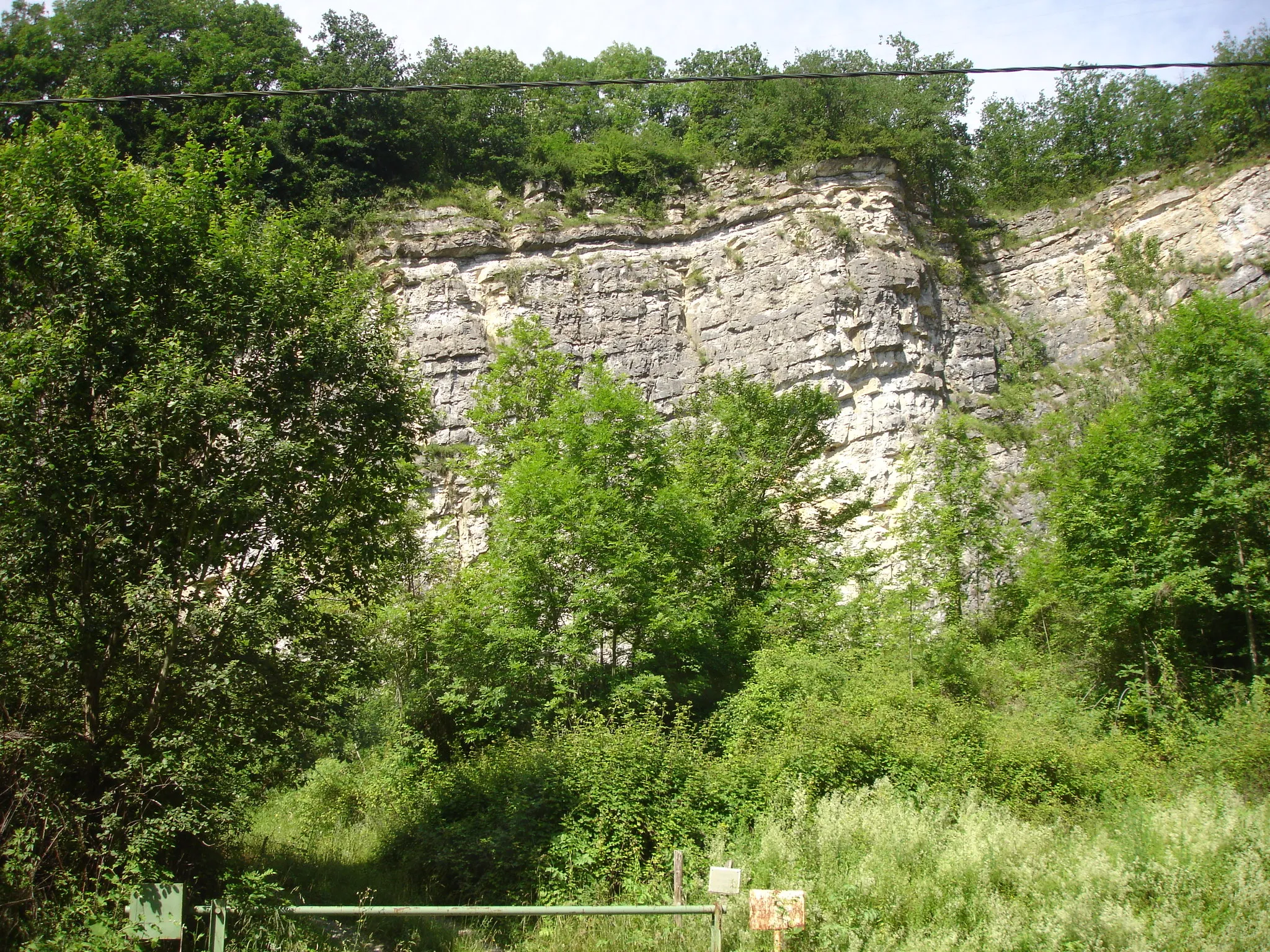 Photo showing: France, Ariège (09), L'Aiguillon, Anticlinal