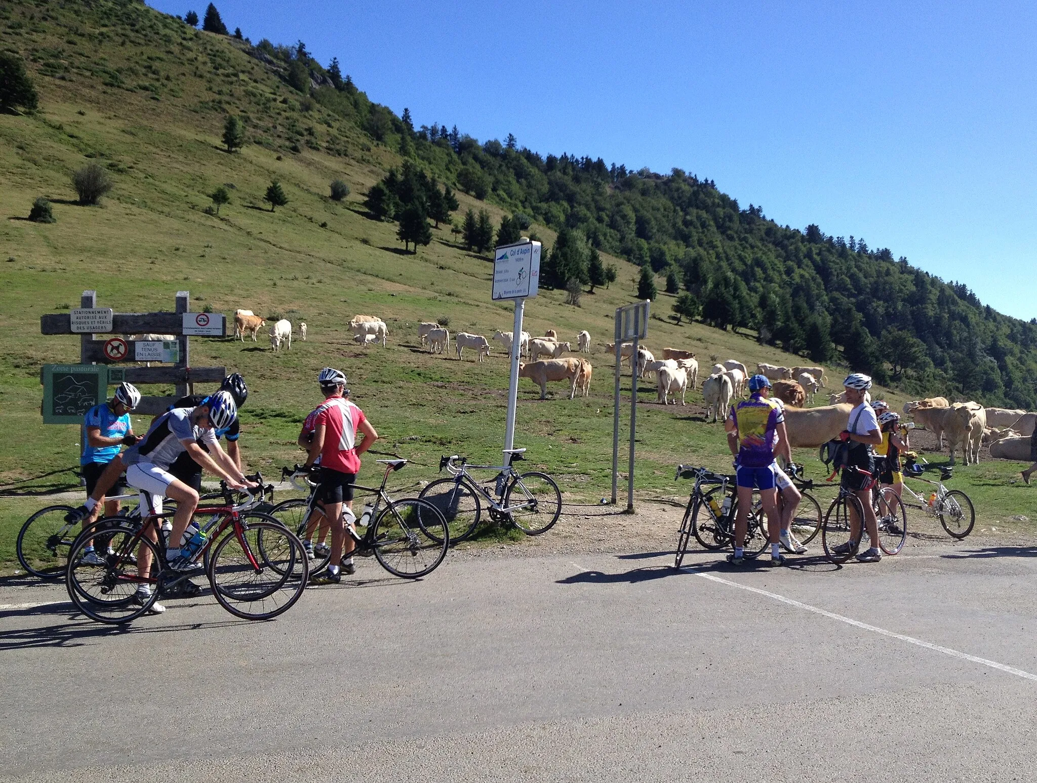 Photo showing: En haut du col dans les Pyrénées.