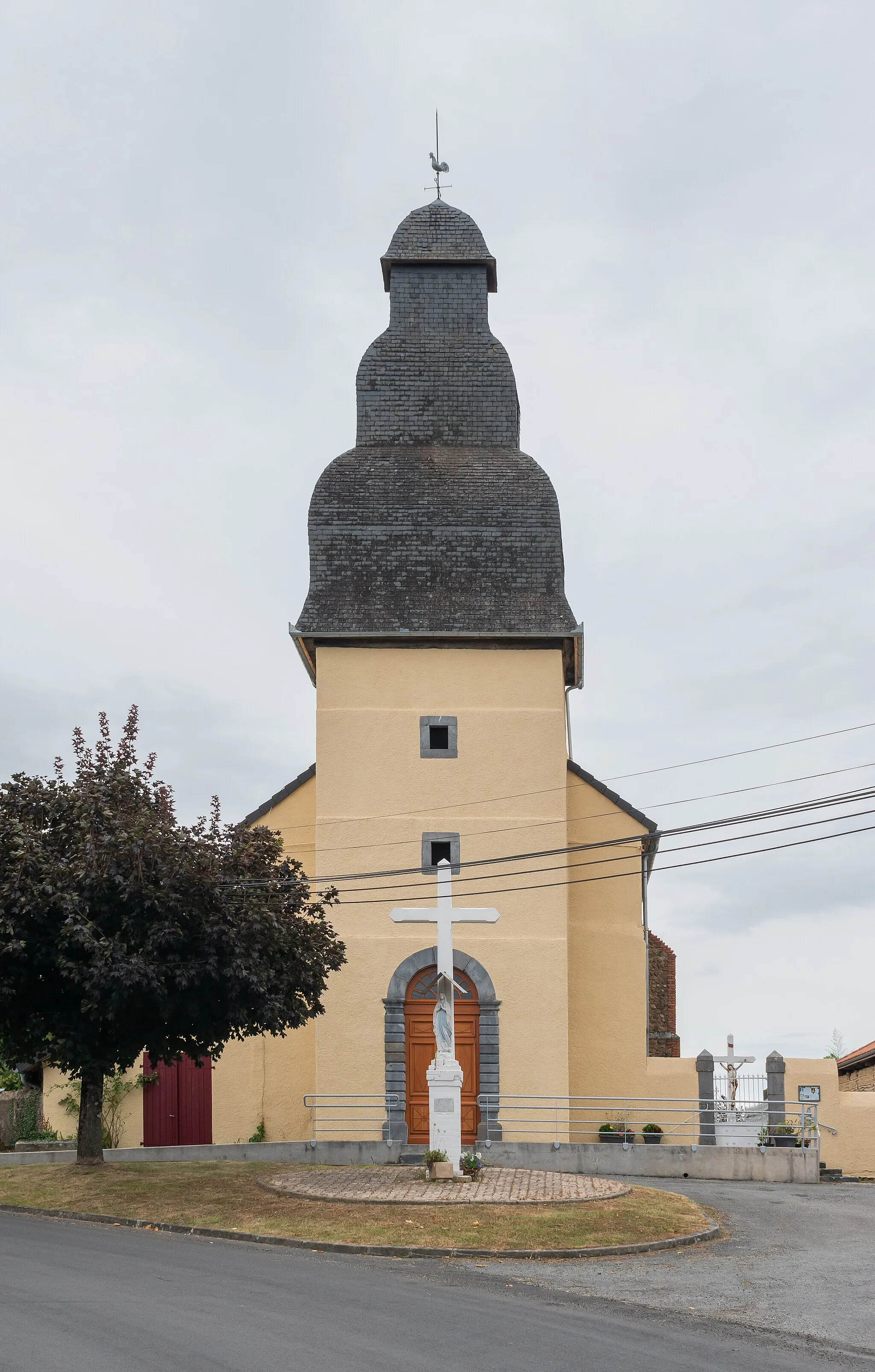 Photo showing: Saint Hippolytus church in Marseillan, Hautes-Pyrénées, France