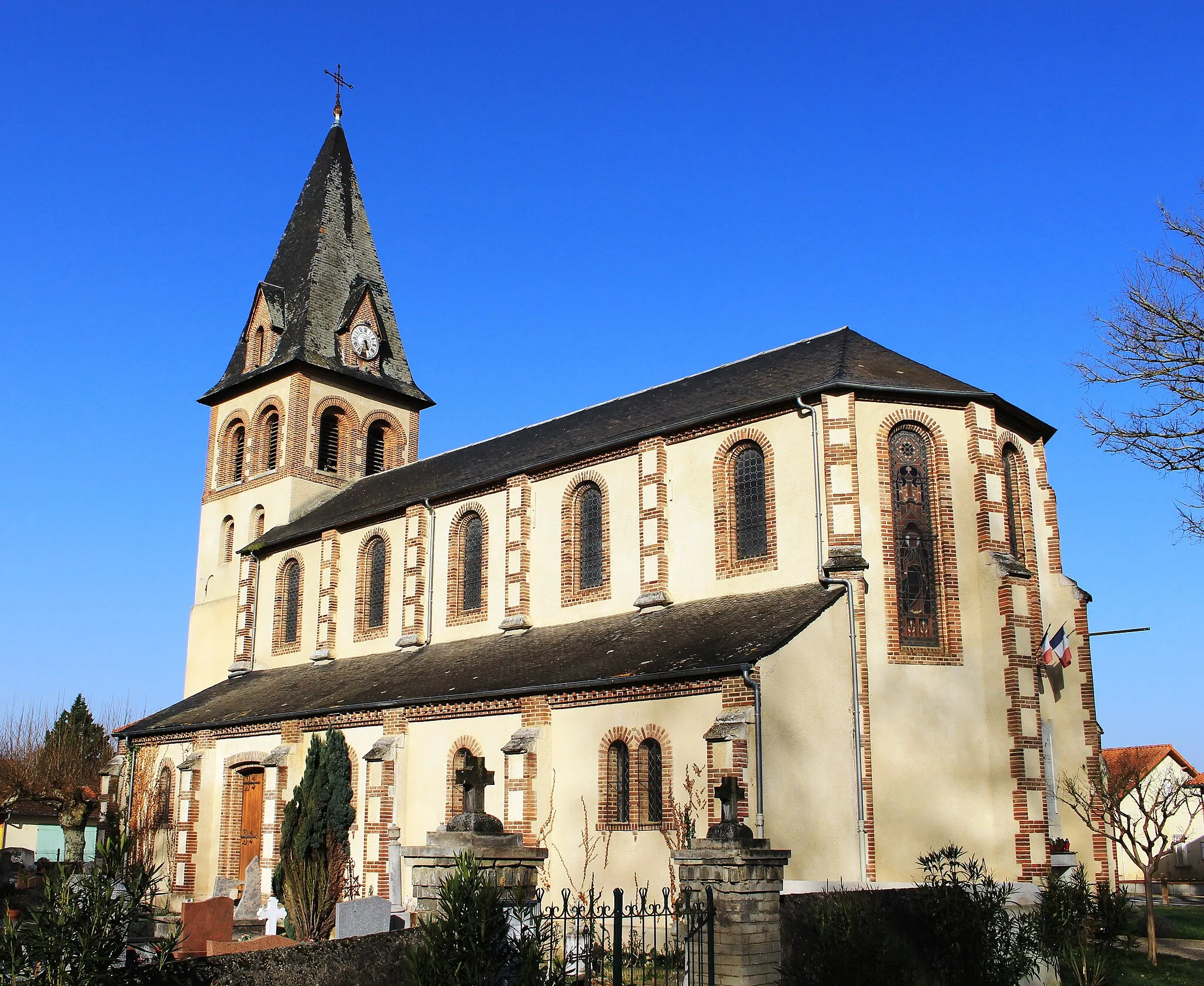 Photo showing: Eglise Saint-Martin de Chelle-Debat (Hautes-Pyrénées)