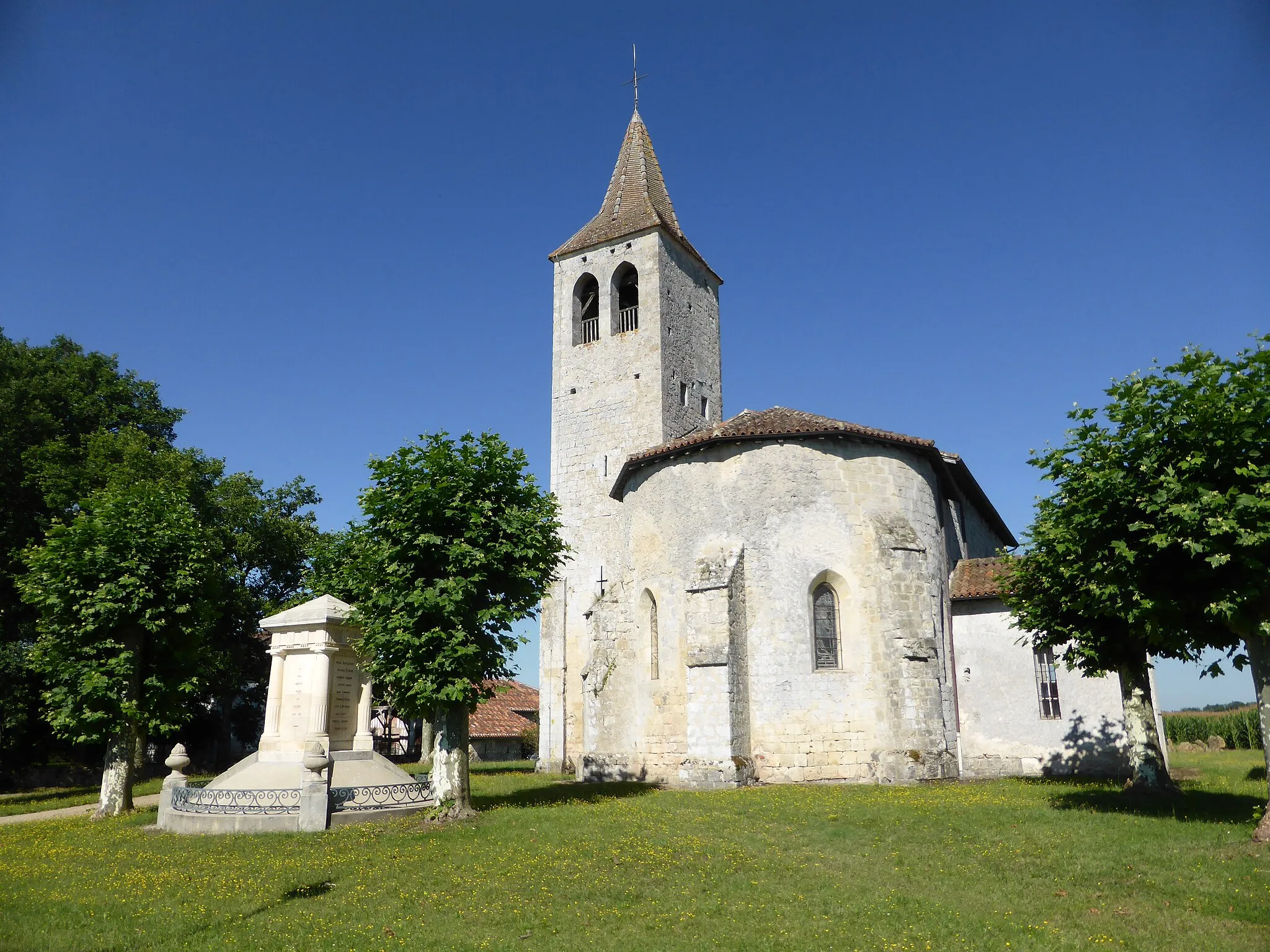 Photo showing: Église de Herré, dans les Landes.