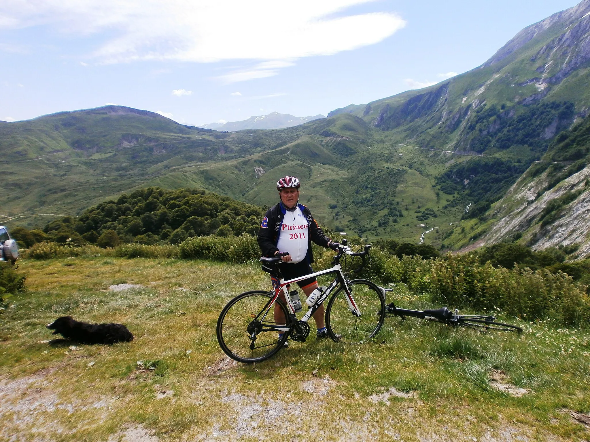 Photo showing: Cicloturismo-circo del Soulor entre este col y el Aubisque-Francia-2014